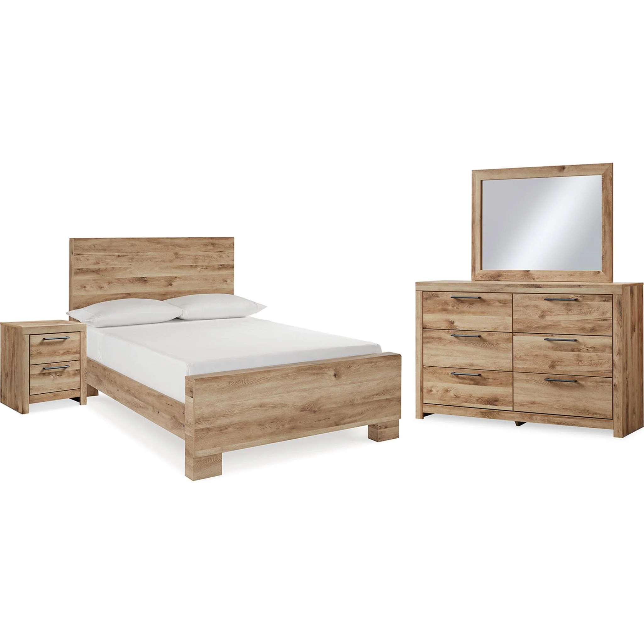 Hyanna 6 Piece Panel Bedroom - Tan Brown - Image 21