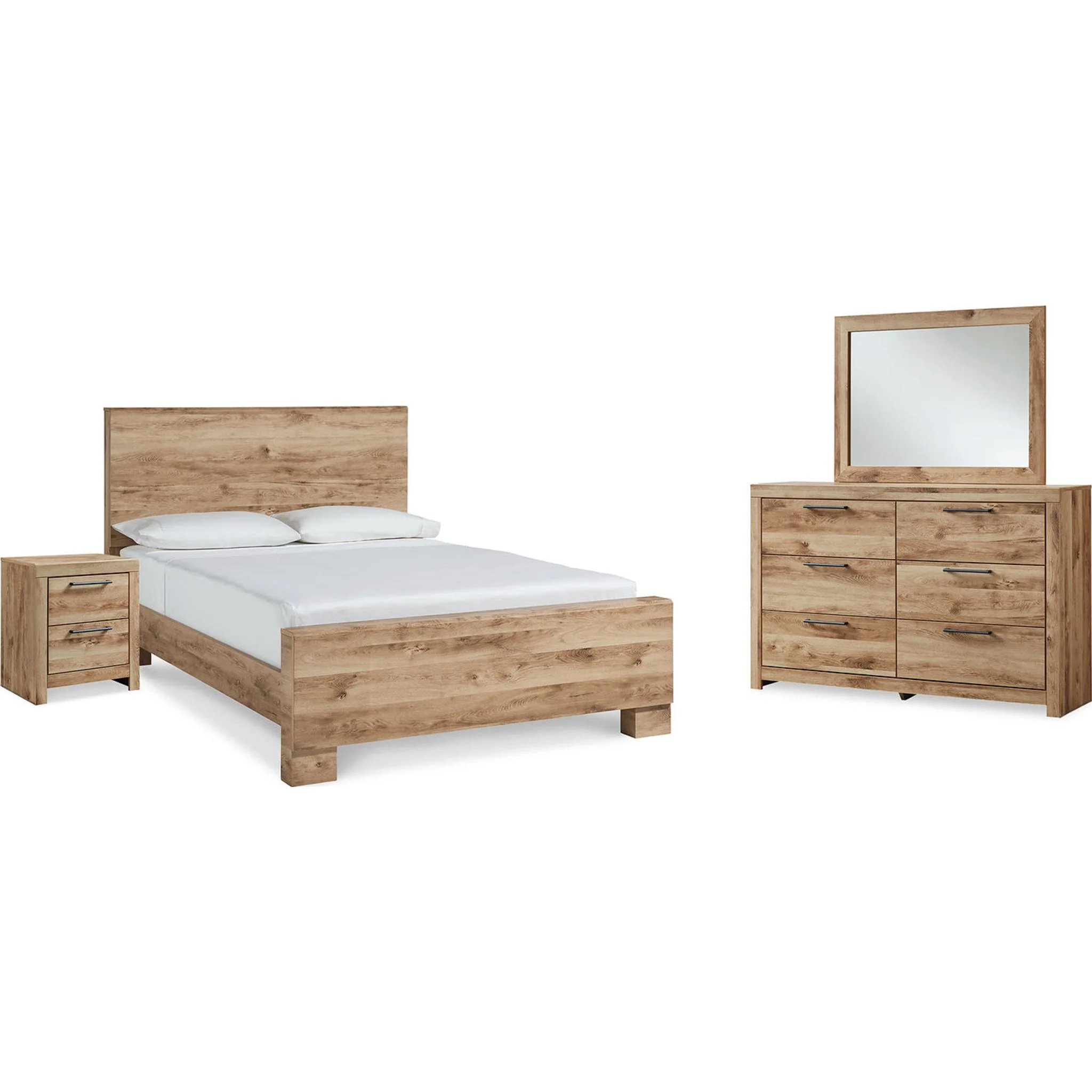 Hyanna 6 Piece Queen Bedroom - Tan - Image 2