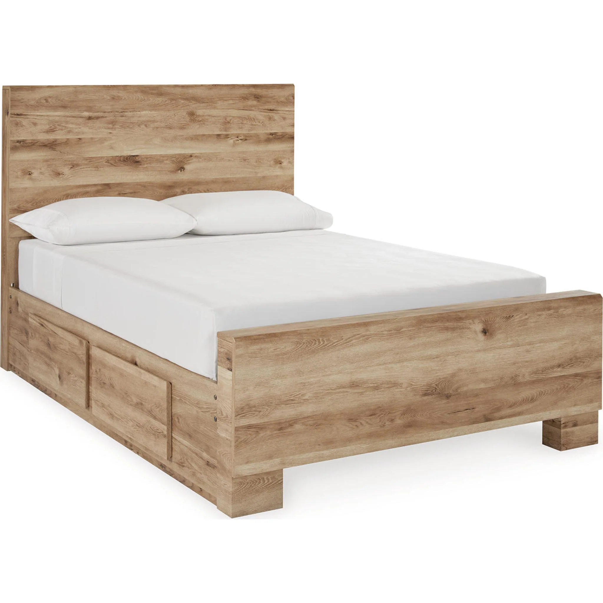 Hyanna Bed with 2 Drawer Storage - Tan Brown - Image 9