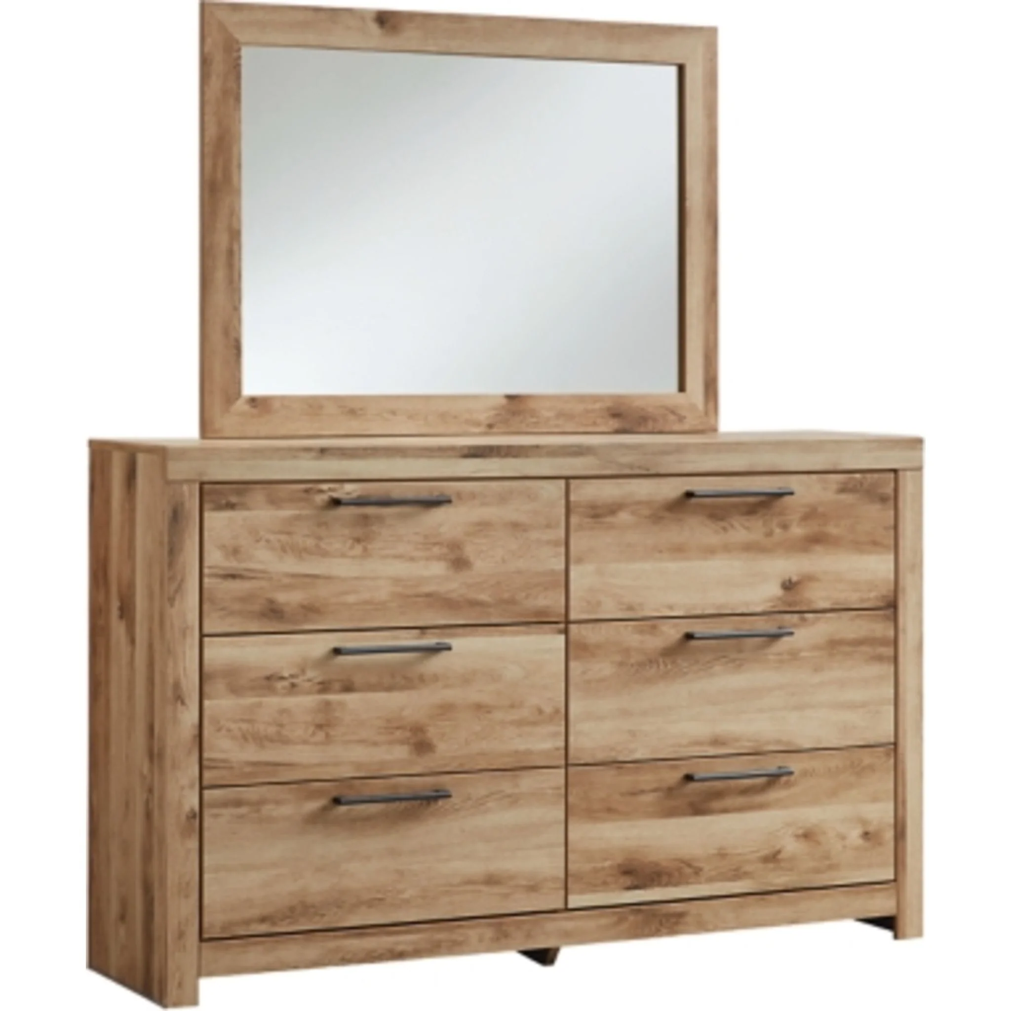 Hyanna Dresser and Mirror - Tan Brown - Image 4
