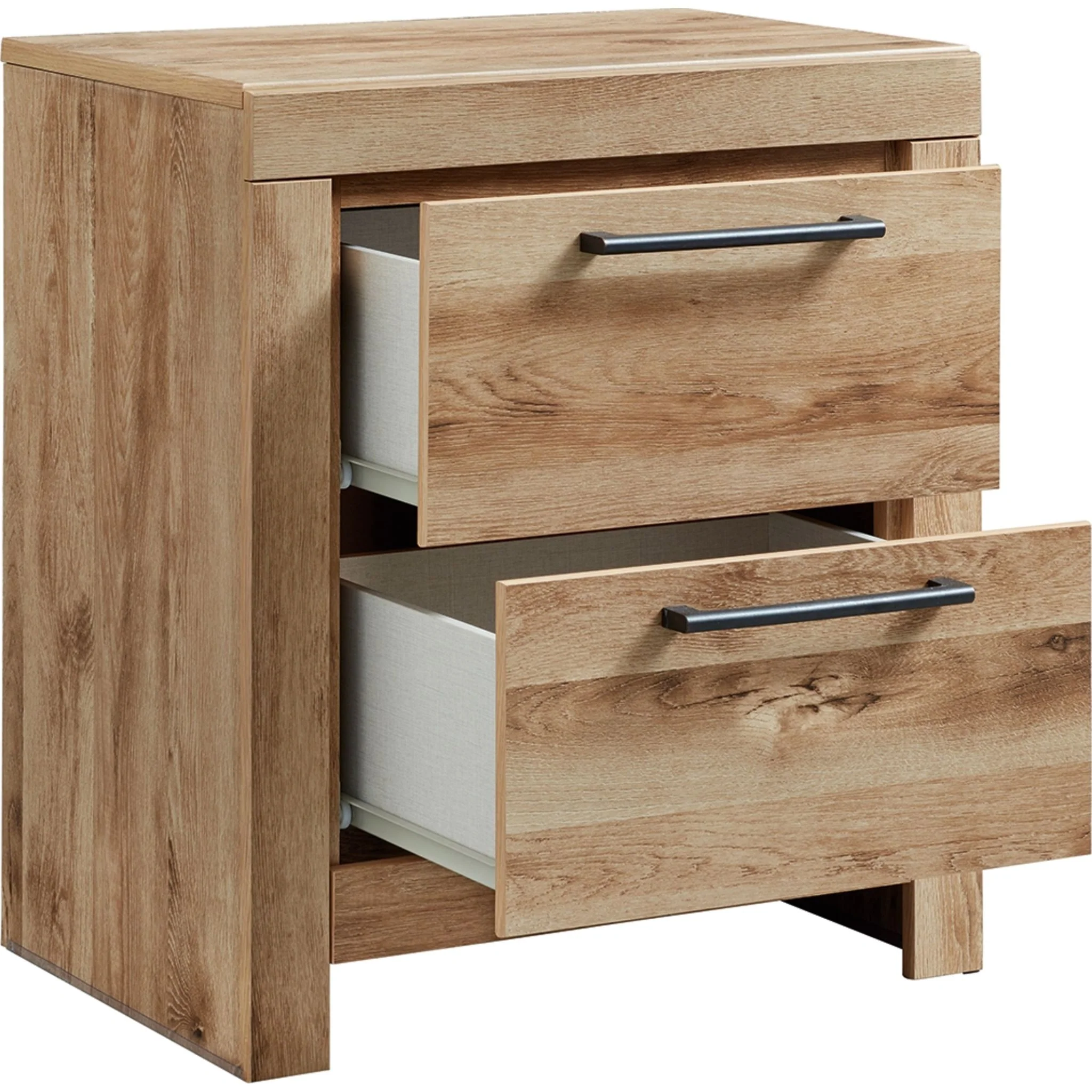 Hyanna Nightstand - Tan Brown - Image 3
