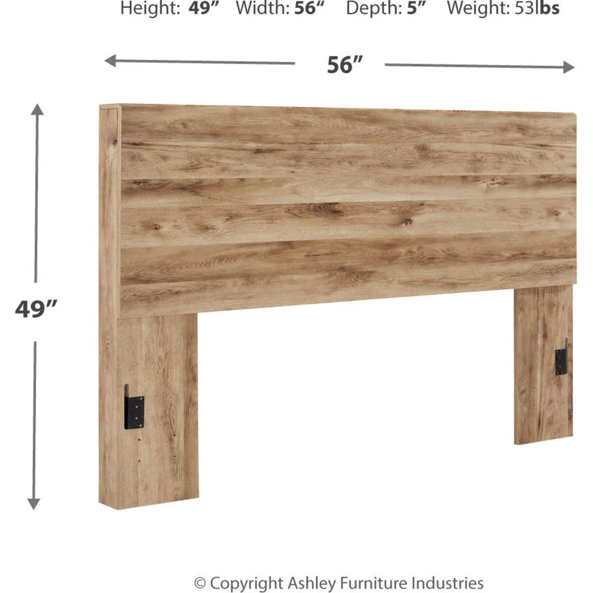 Hyanna Panel Headboard - Tan Brown - Image 18