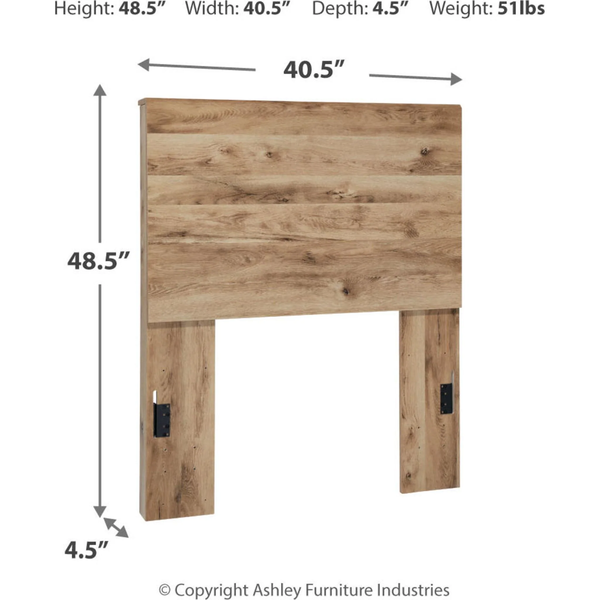 Hyanna Panel Headboard - Tan Brown - Image 6