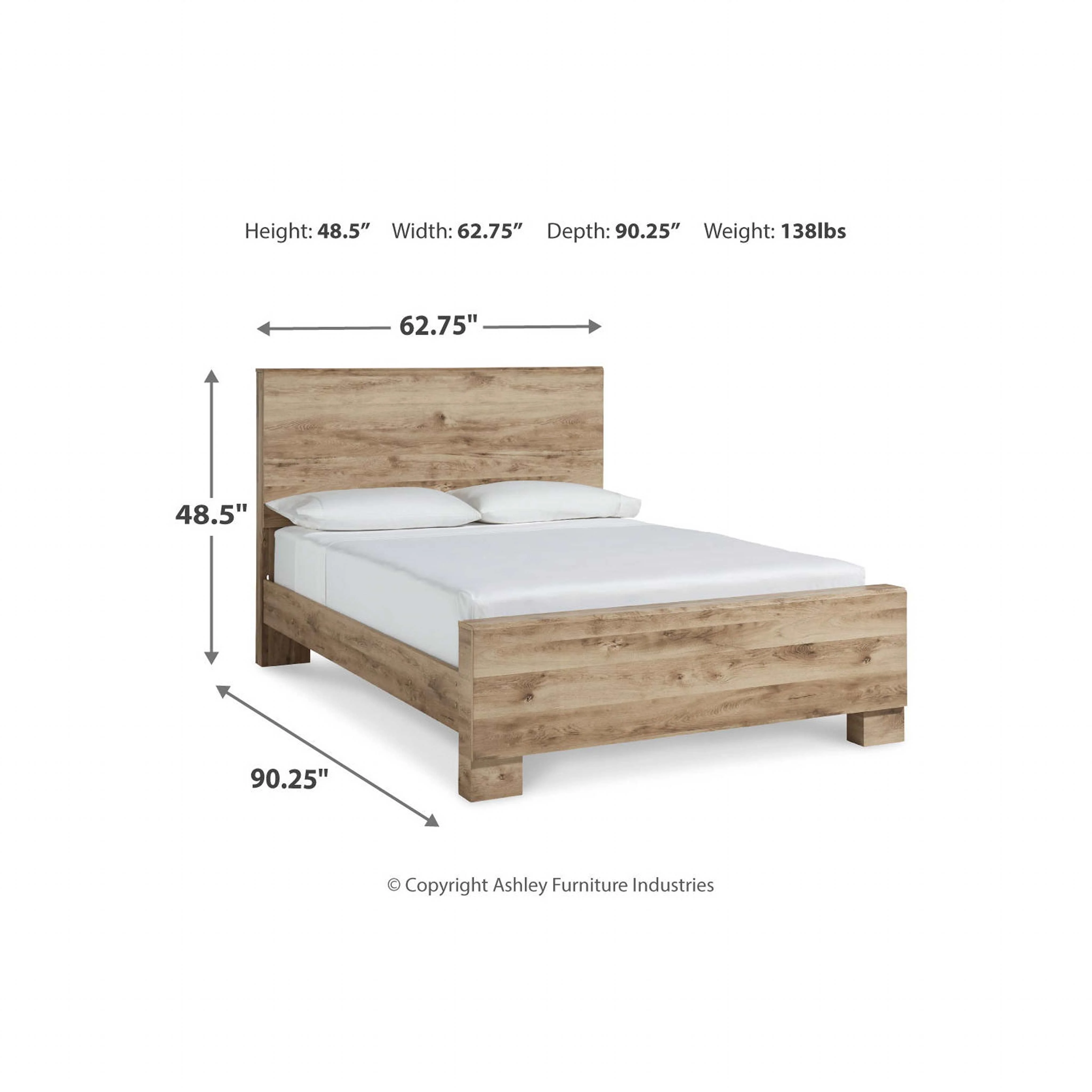 Hyanna Panel Bed - Tan Brown - Image 12