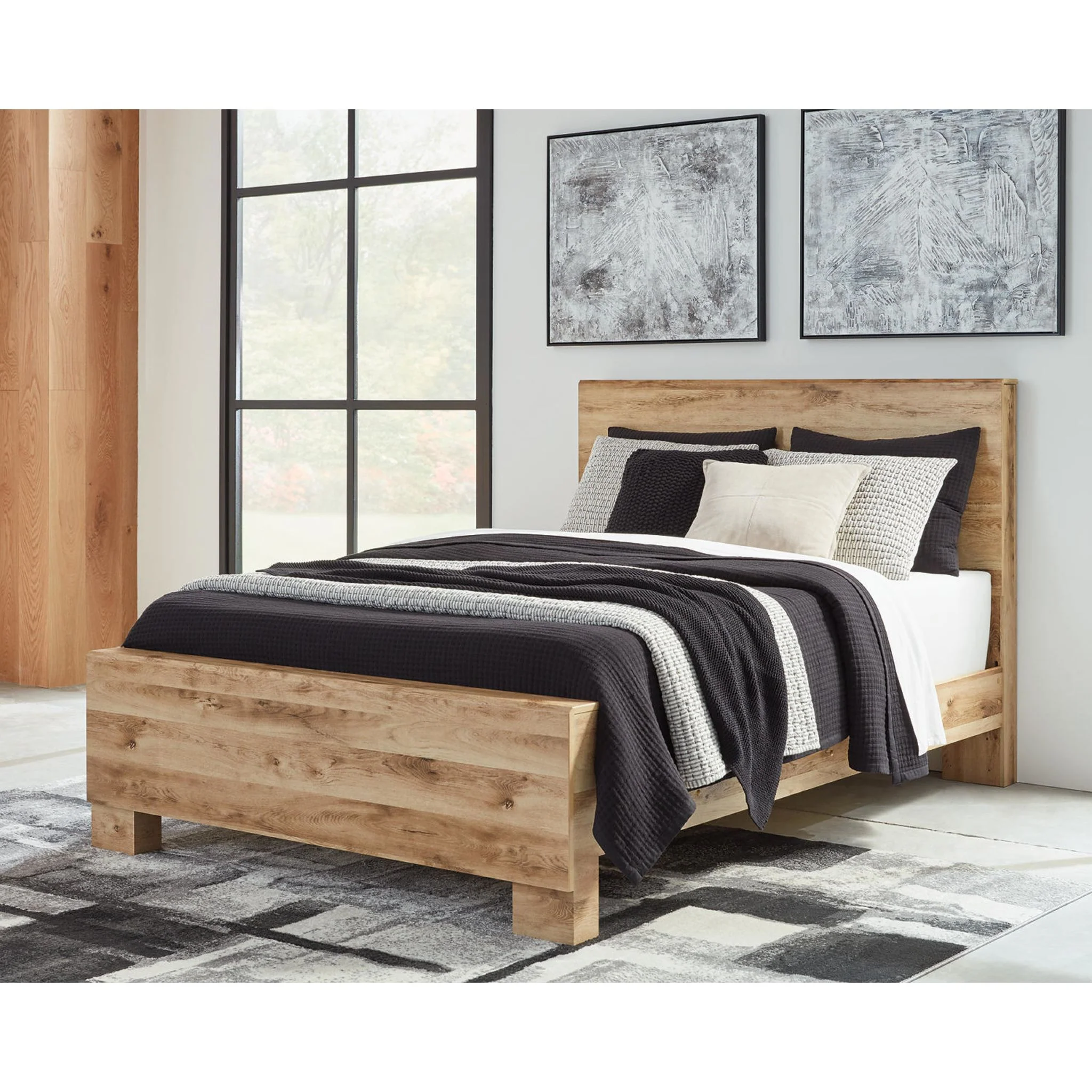 Hyanna Panel Bed - Tan Brown - Image 15