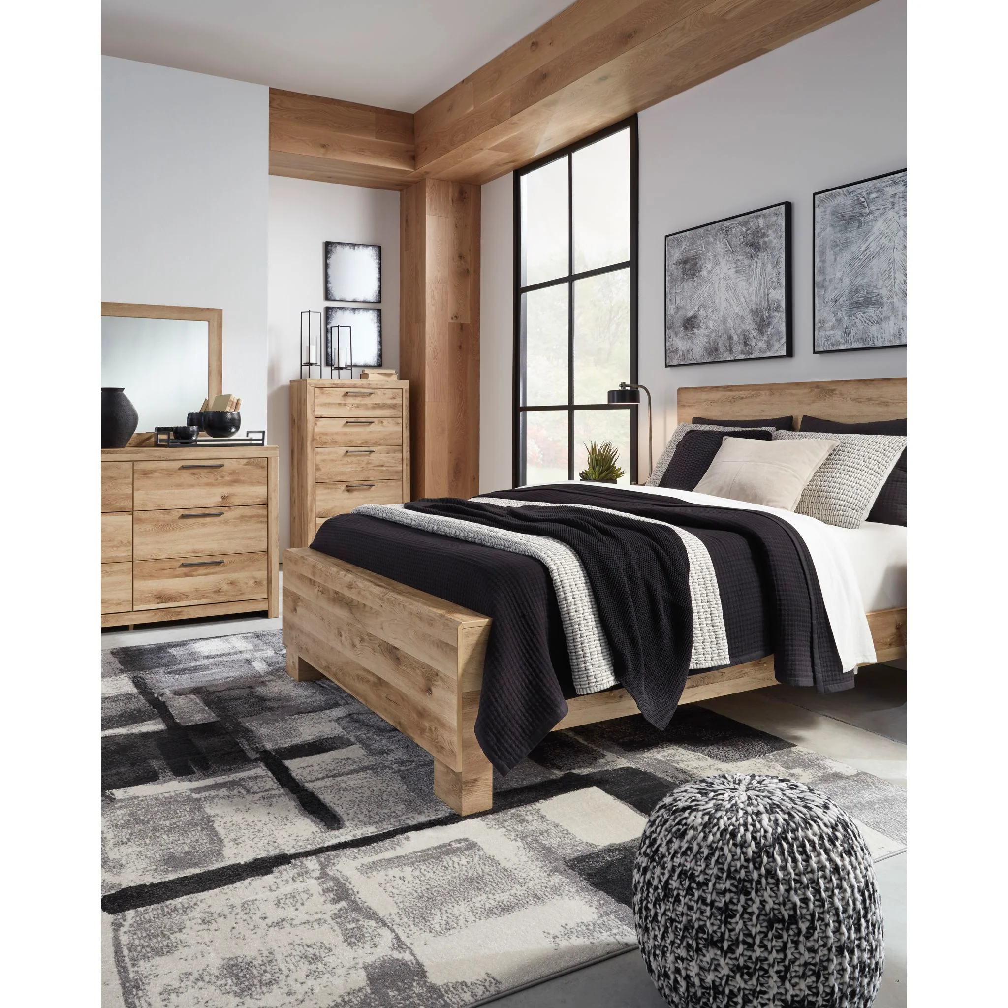 Hyanna Queen Panel Headboard - Tan Brown - Image 5