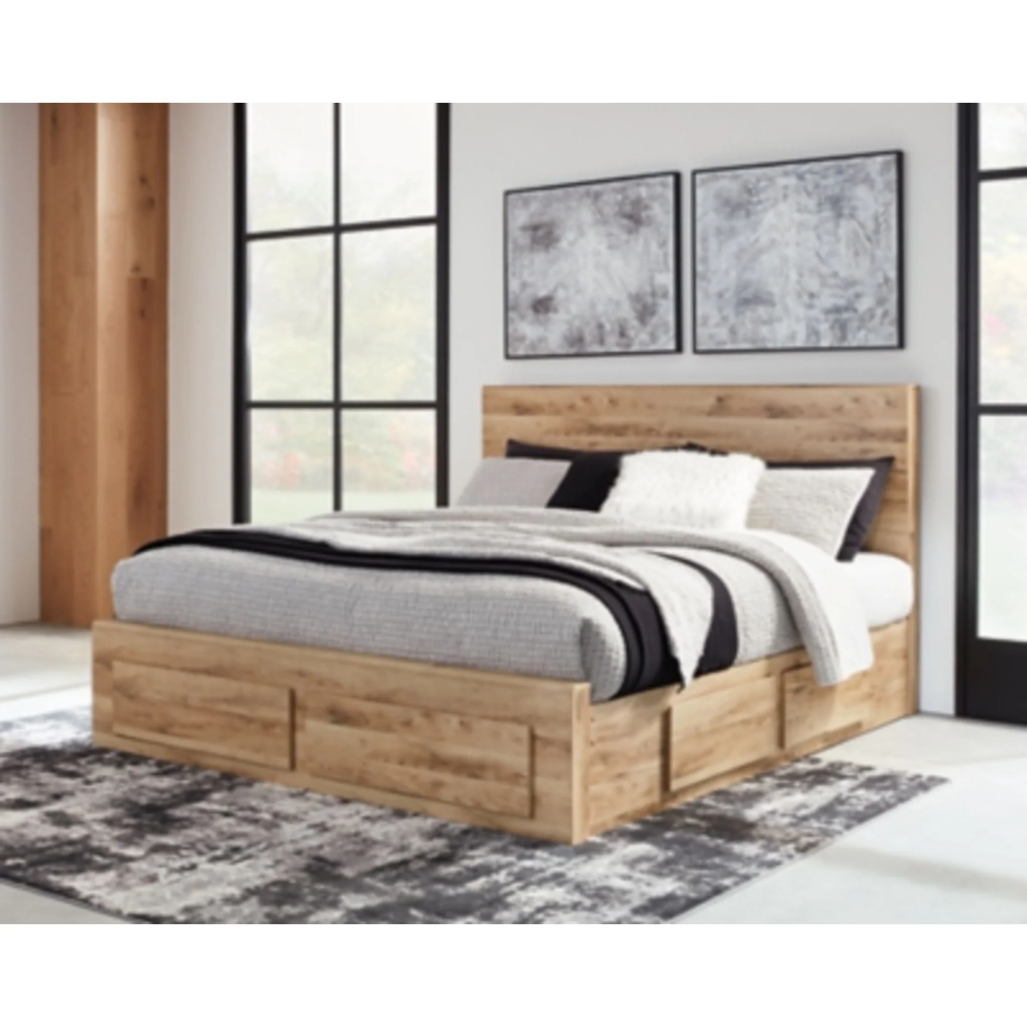 Hyanna Queen Storage Bed - Tan Brown - Image 2
