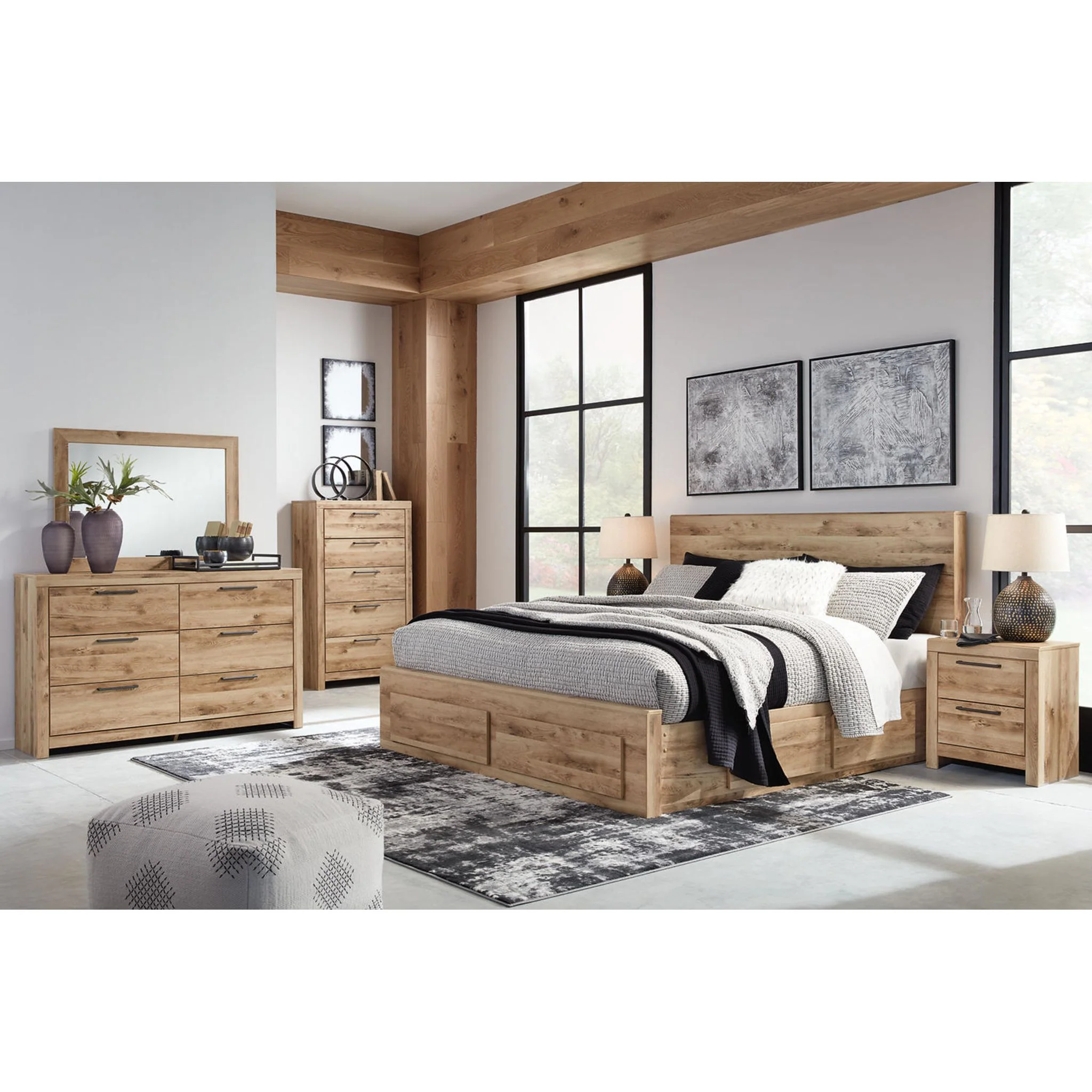 Hyanna Queen Storage Bed - Tan Brown - Image 5
