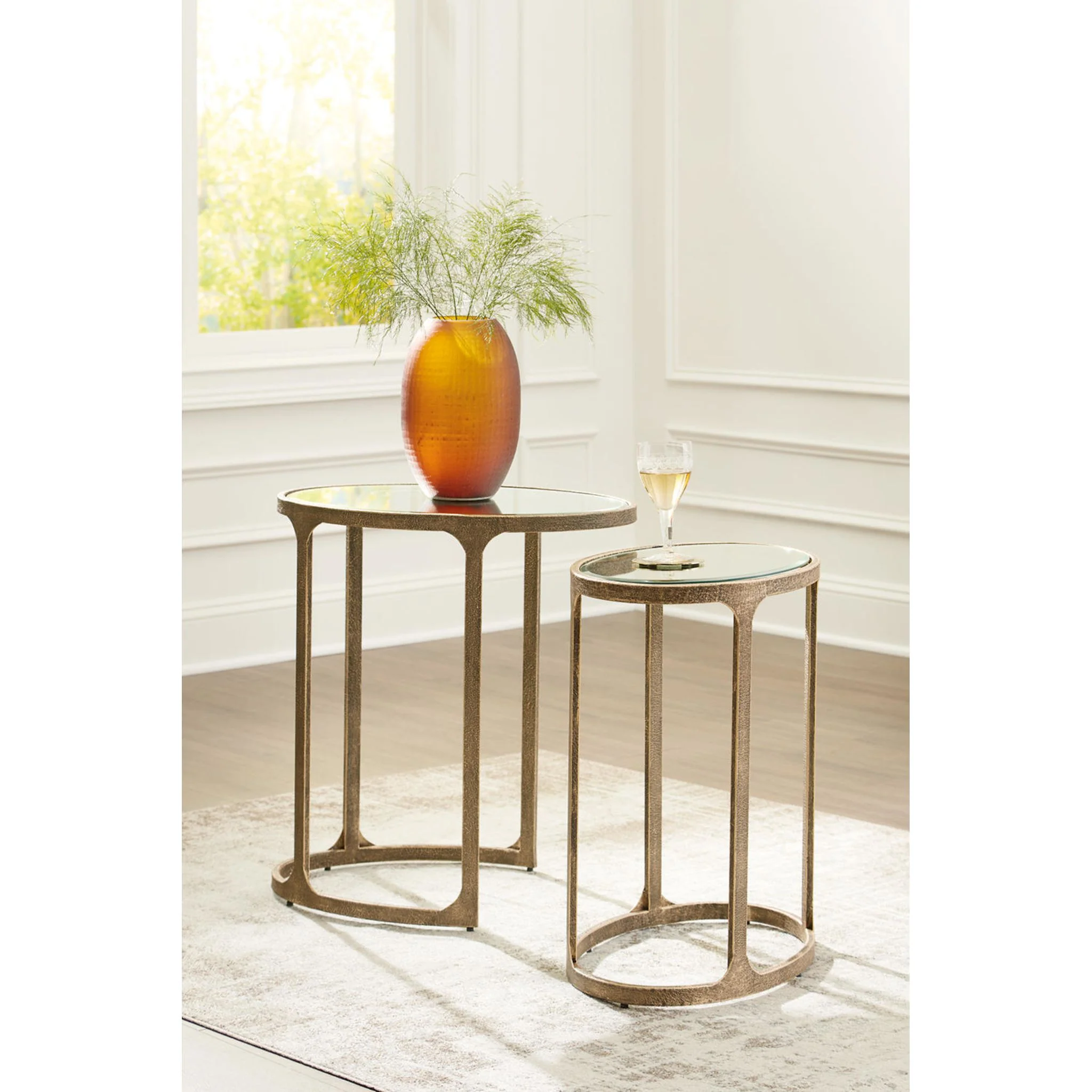 Irmaleigh Accent Table (Set of 2) - Antique Black - Image 2