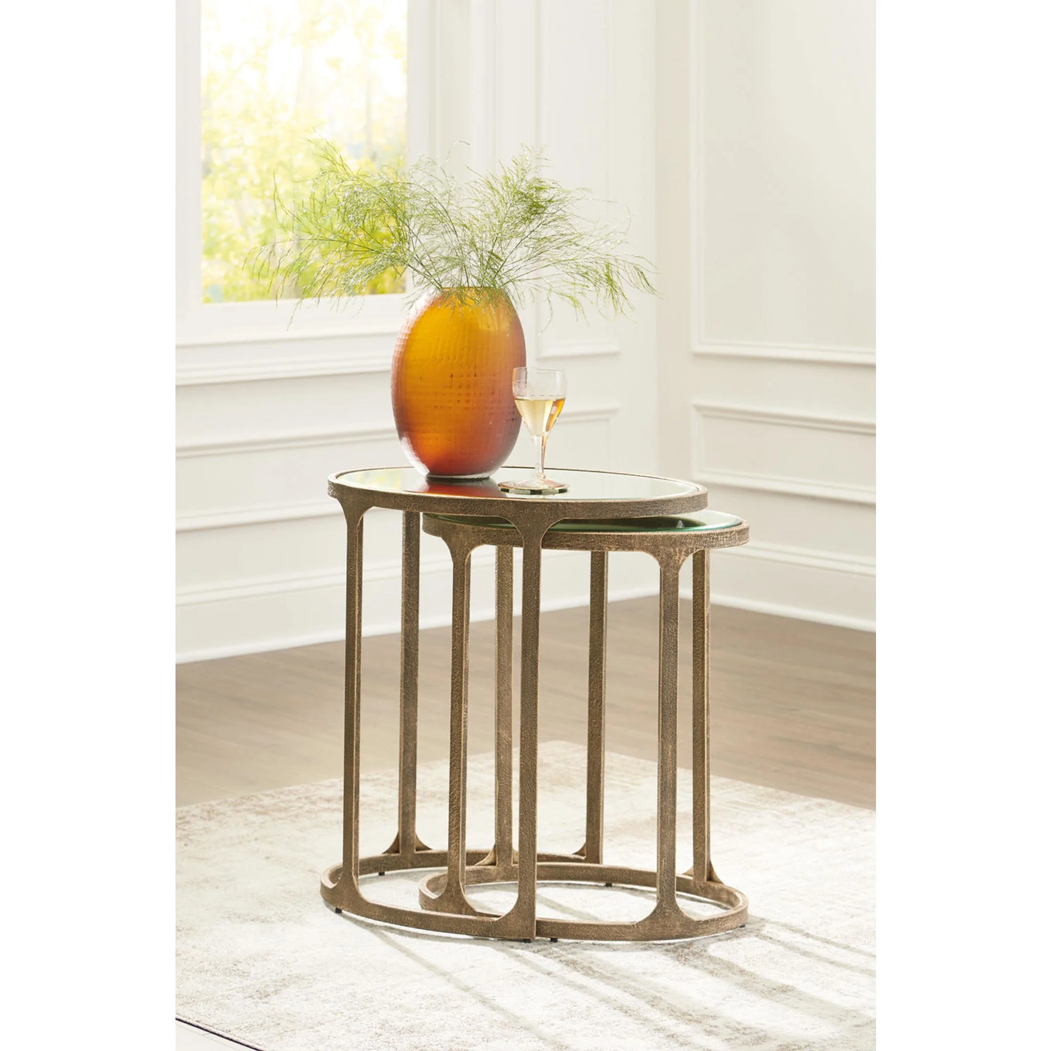 Irmaleigh Accent Table (Set of 2) - Antique Black - Image 8