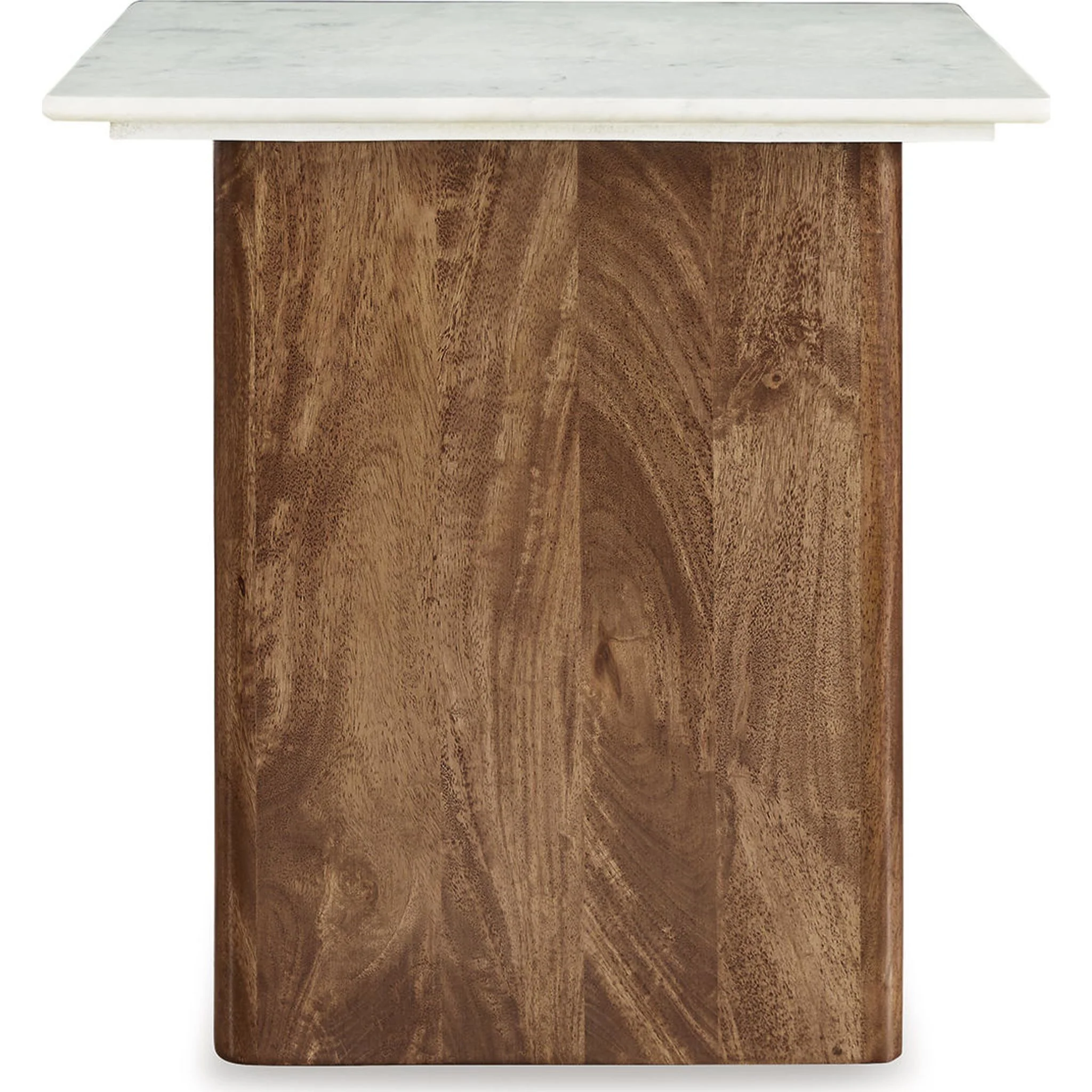 Isanti End Table - Light Brown/White - Image 5