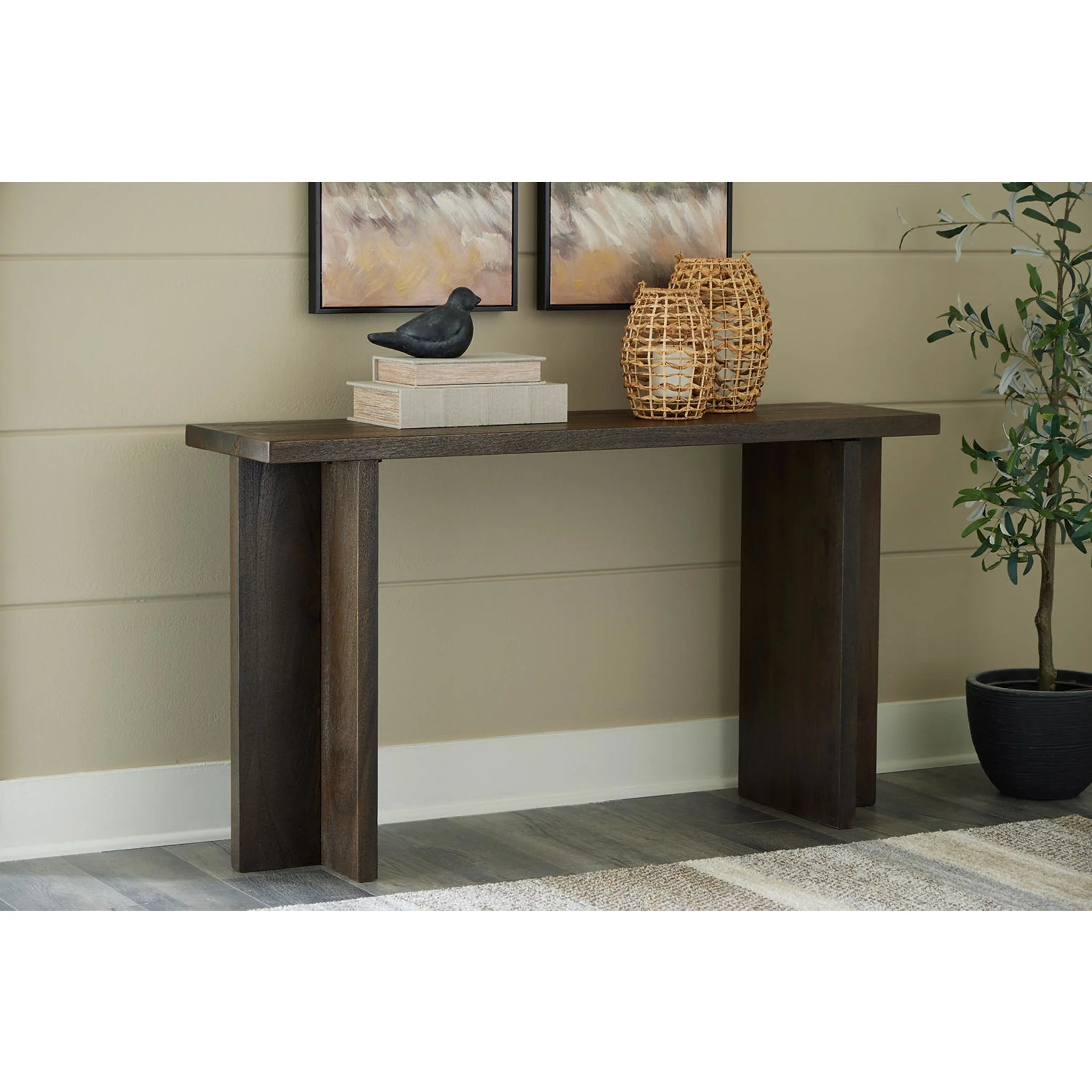 Jalenry Console Table - Grayish Brown - Image 7