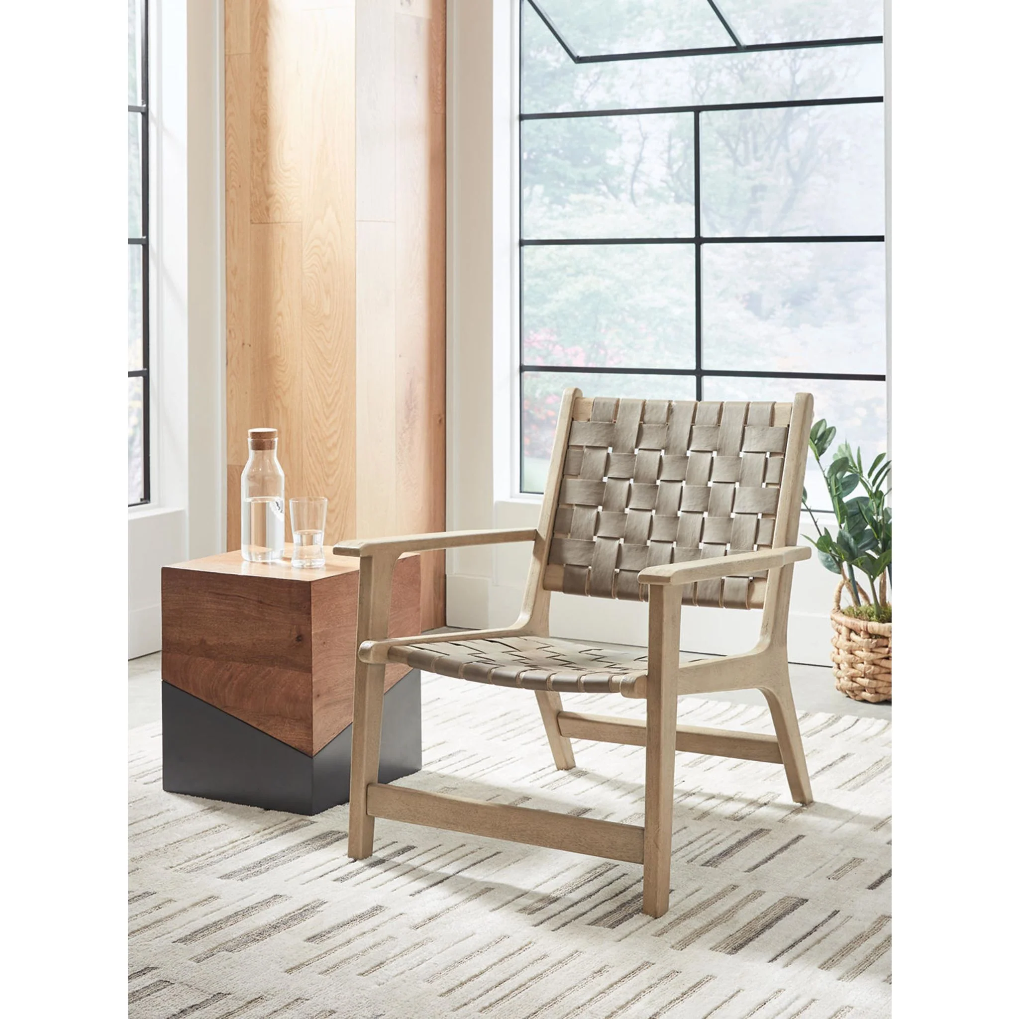 Jameset Accent Chair - Taupe - Image 2