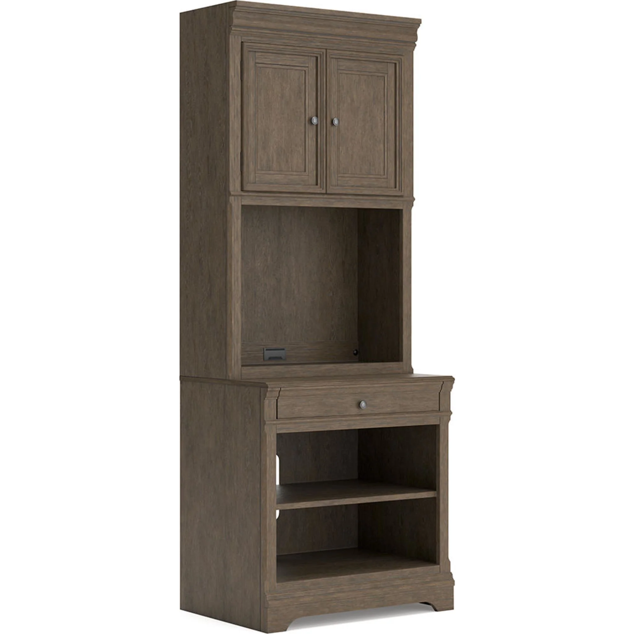 Janismore Bookcase - Weathered Gray - Image 4