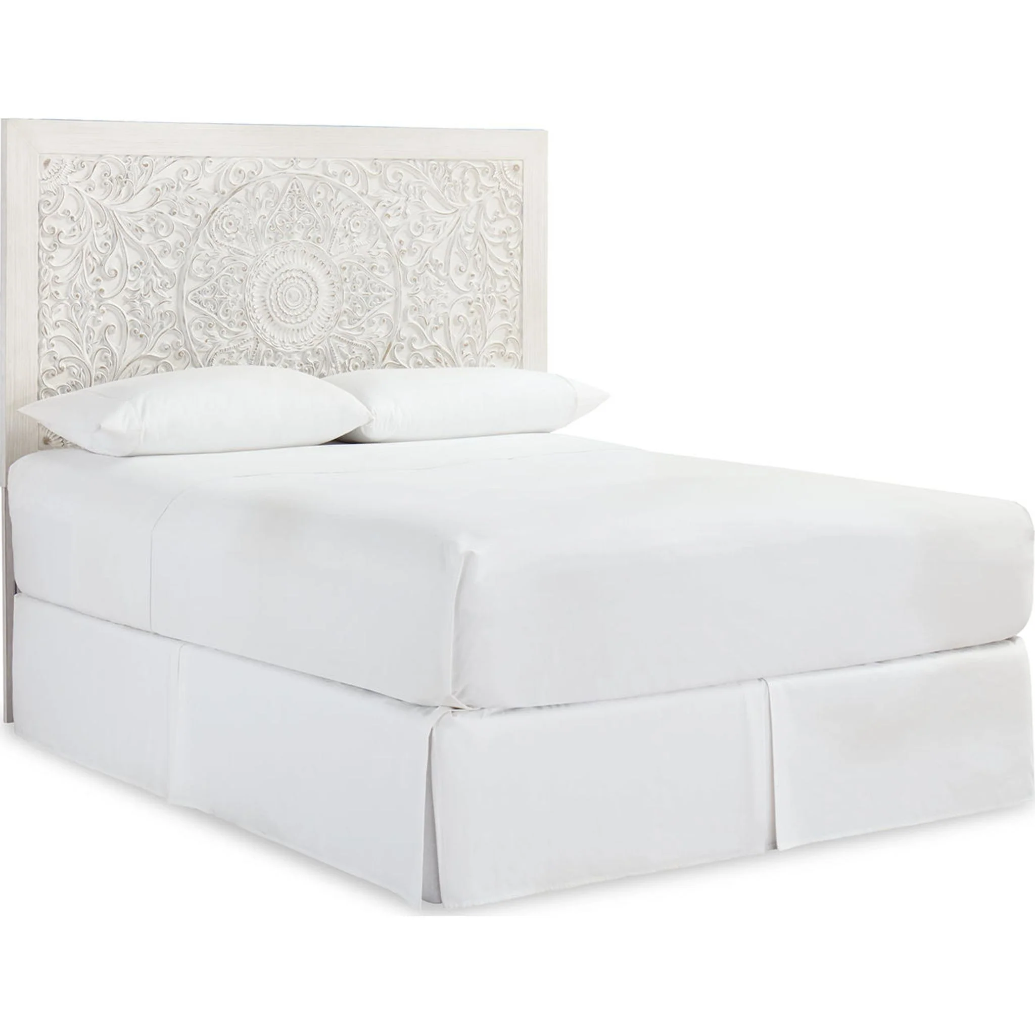 Jareth Panel Bed - Whitewash - Image 32