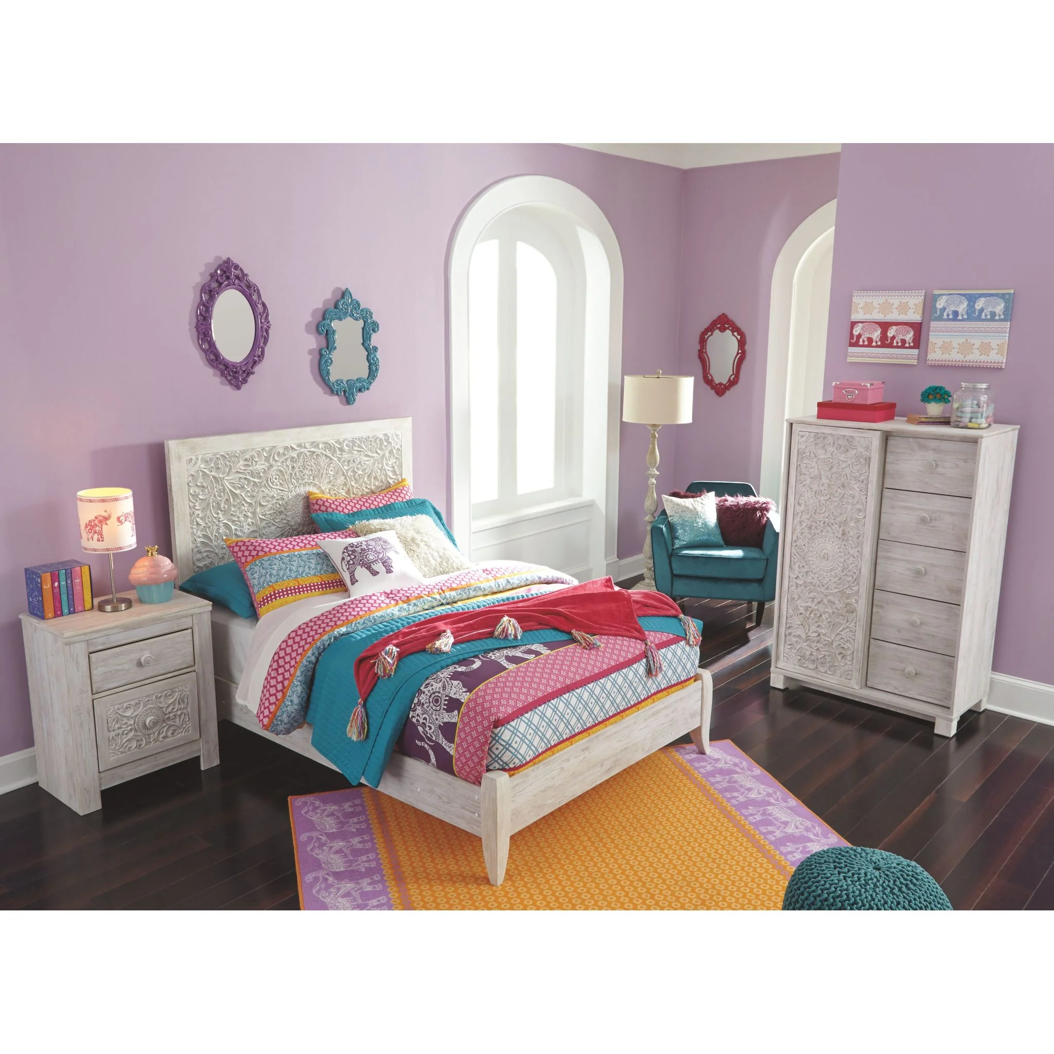 Jareth Panel Headboard - Image 16