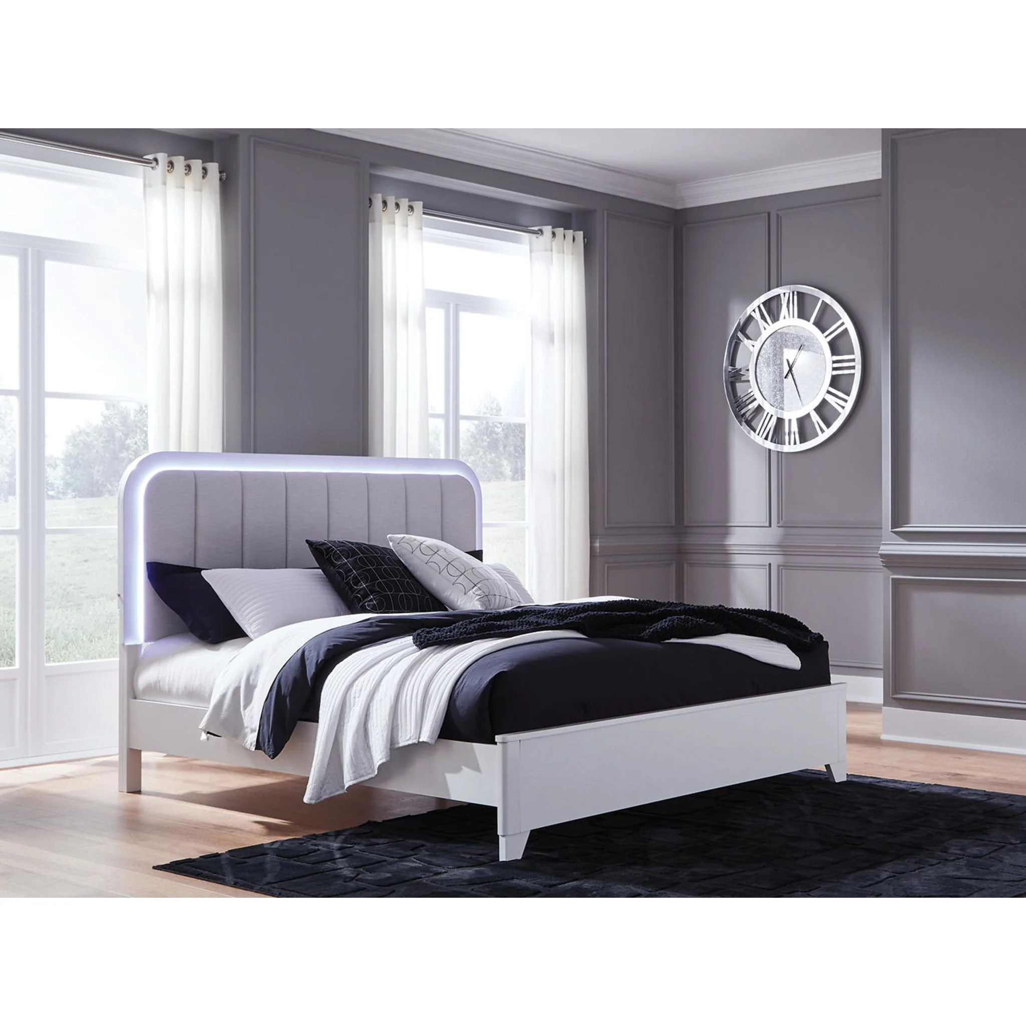 Jarlee King Panel Bed - White - Image 3