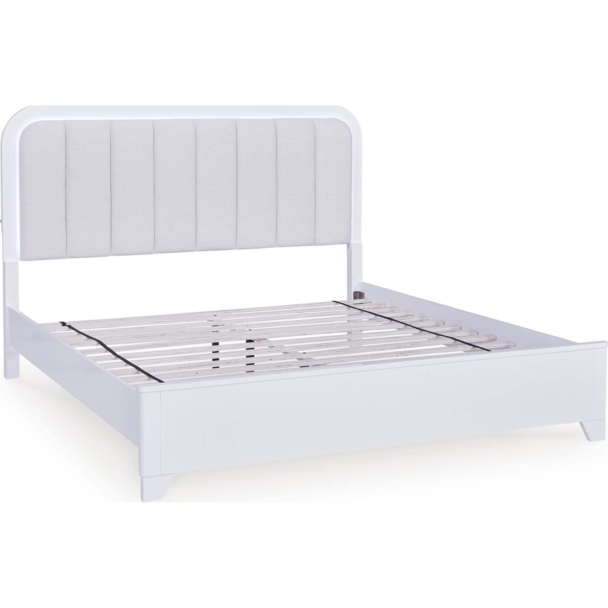 Jarlee King Panel Bed - White - Image 6