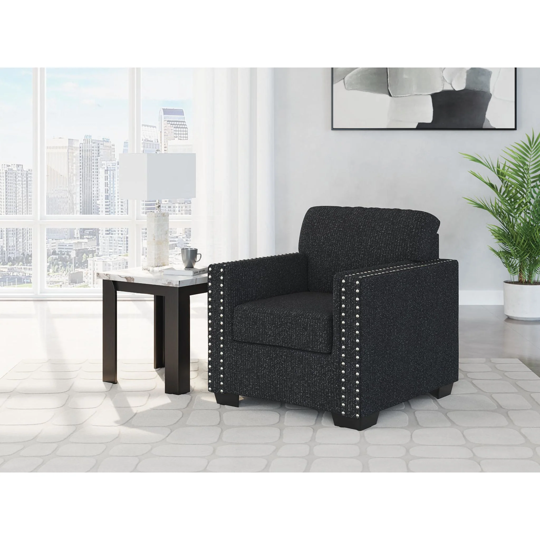 Jasmine Peaks Chair - Coal - Image 2