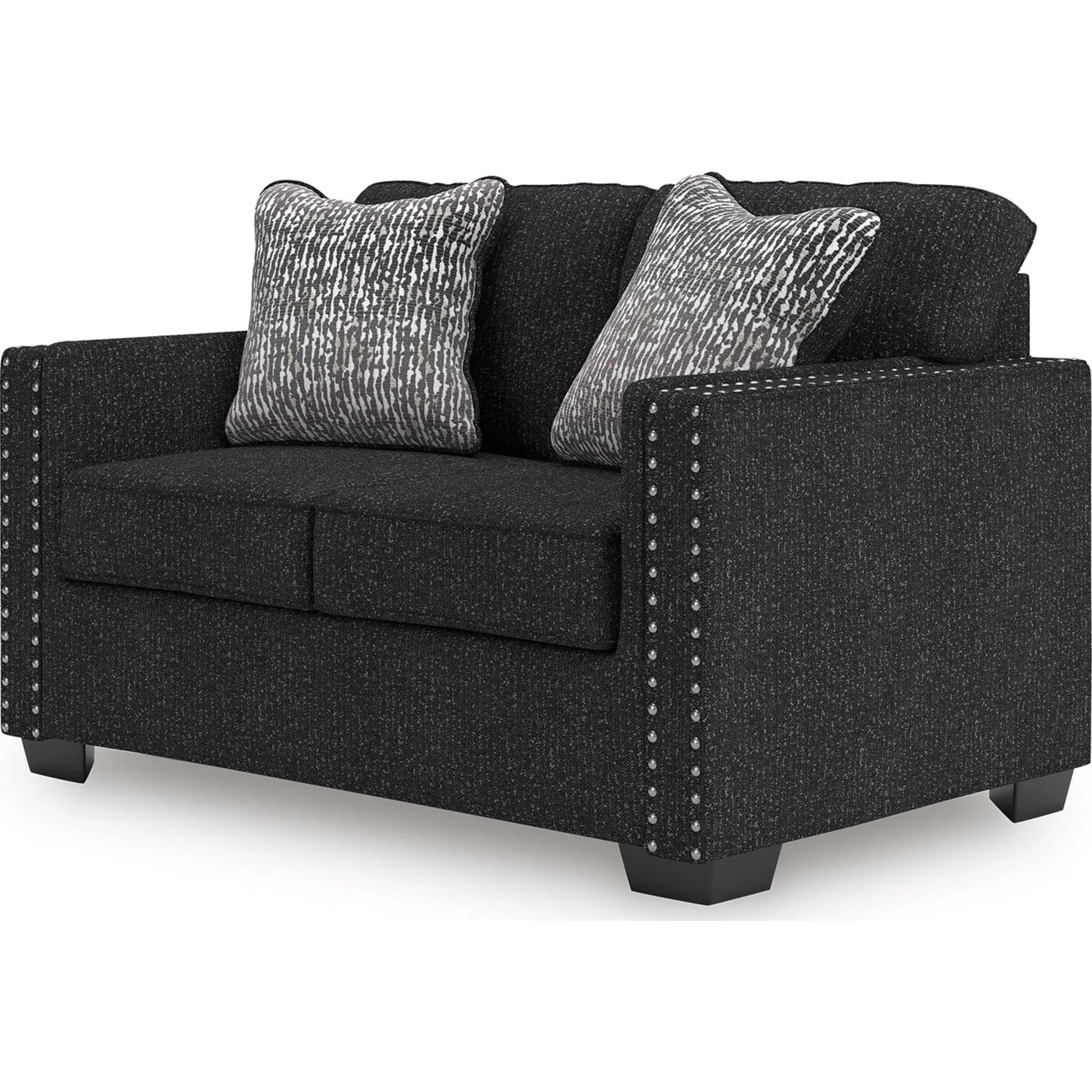 Jasmine Peaks Loveseat - Coal - Image 3