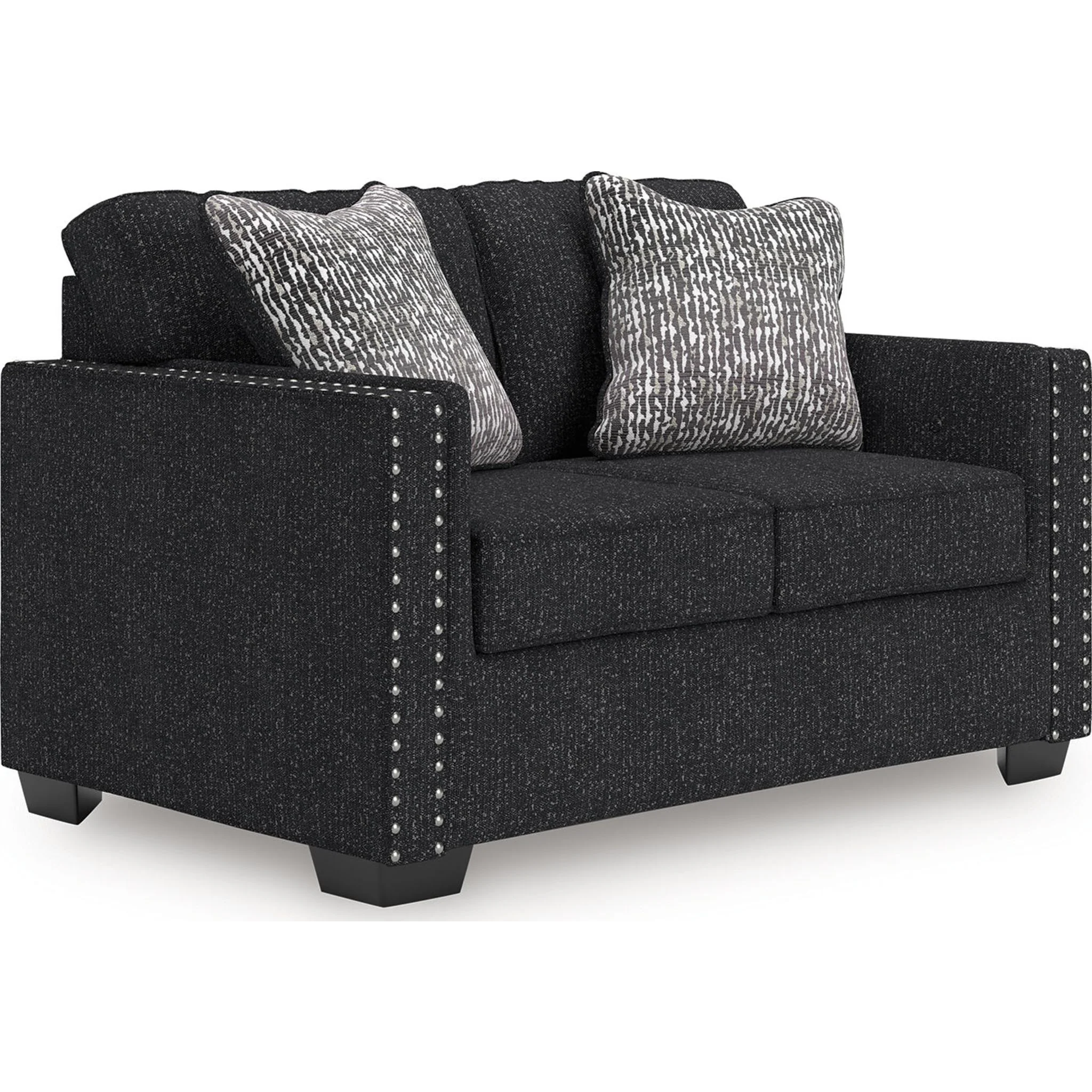 Jasmine Peaks Loveseat - Coal - Image 4