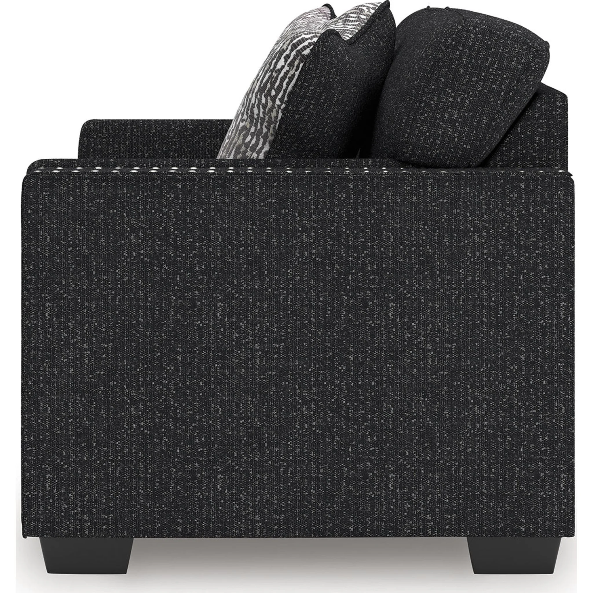 Jasmine Peaks Loveseat - Coal - Image 6
