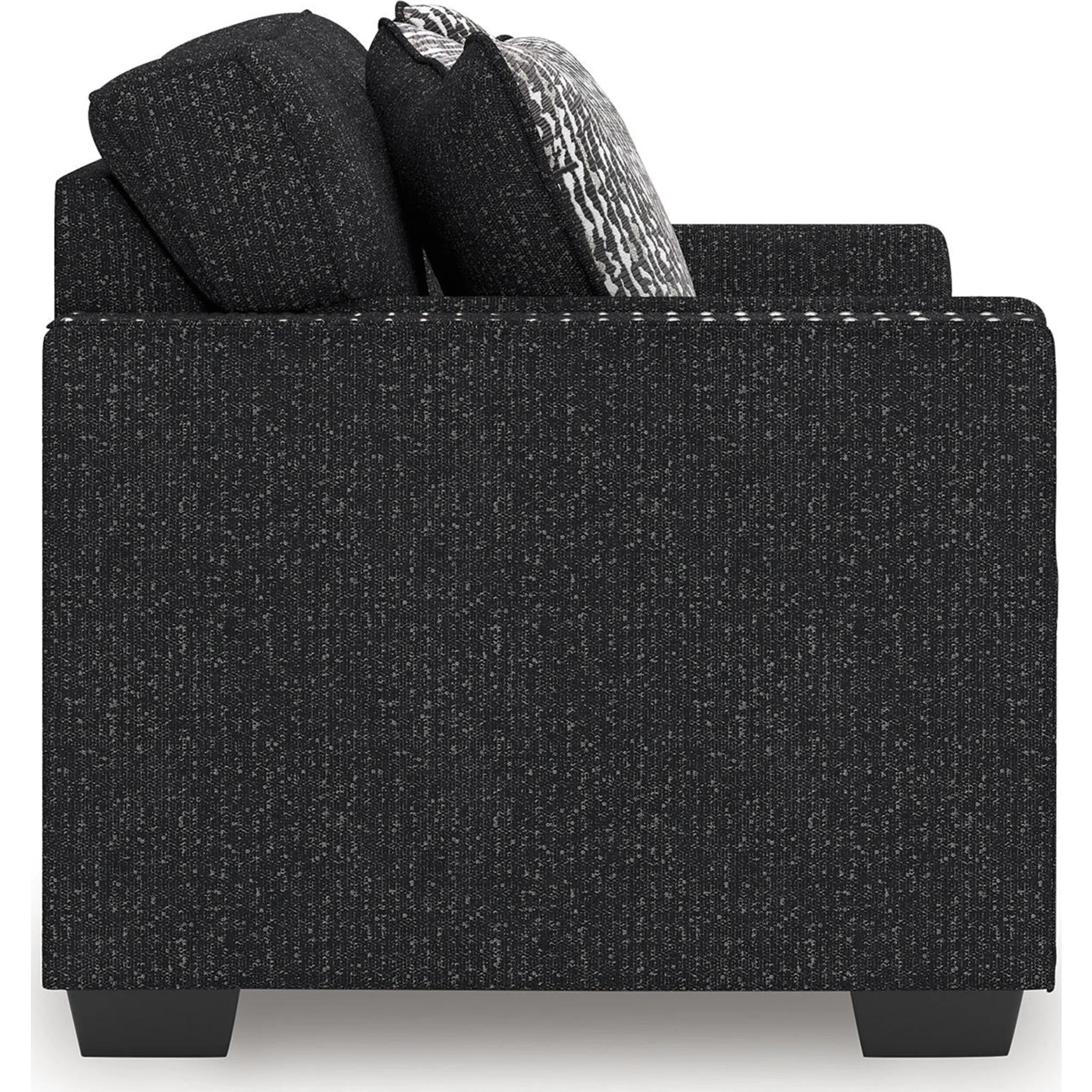 Jasmine Peaks Loveseat - Coal - Image 7