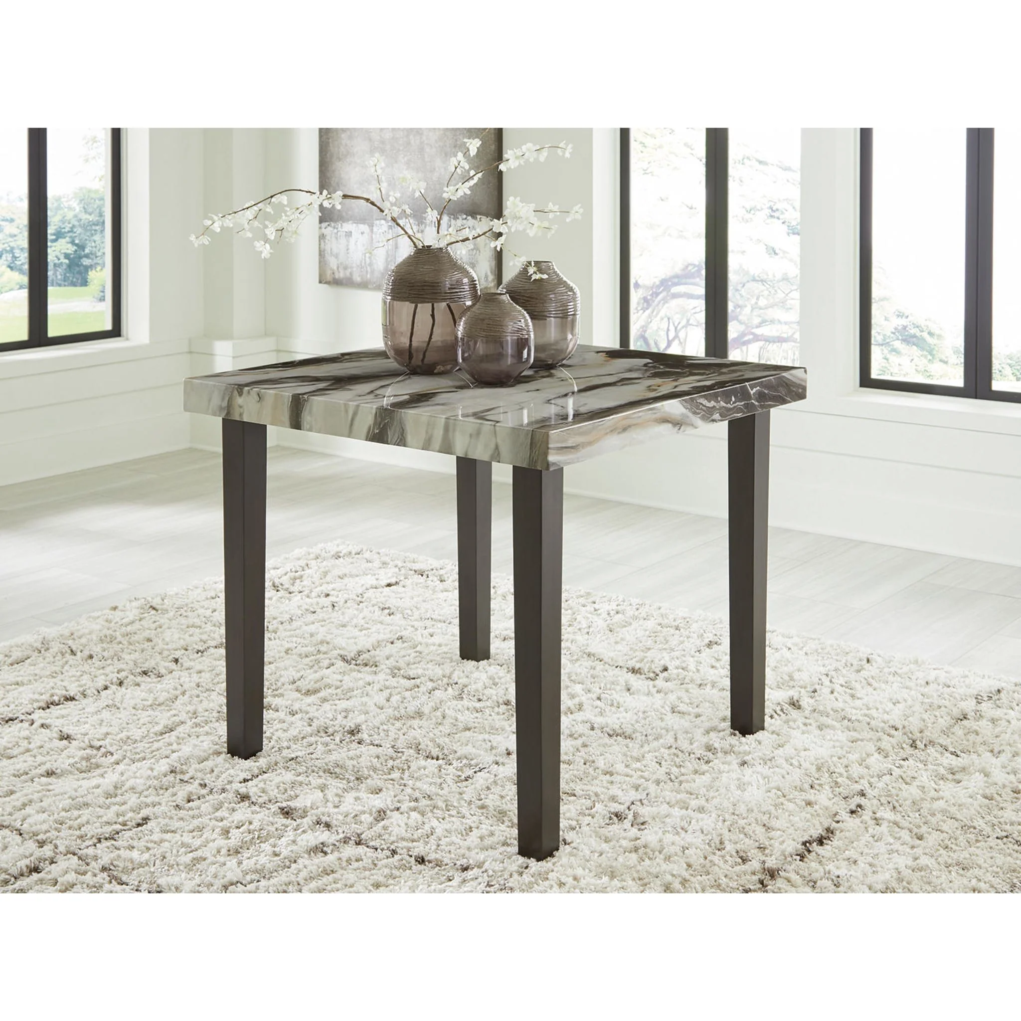 Jeshina Counter Height Table - Dark Brown/Beige - (PCD581-13) - Image 2