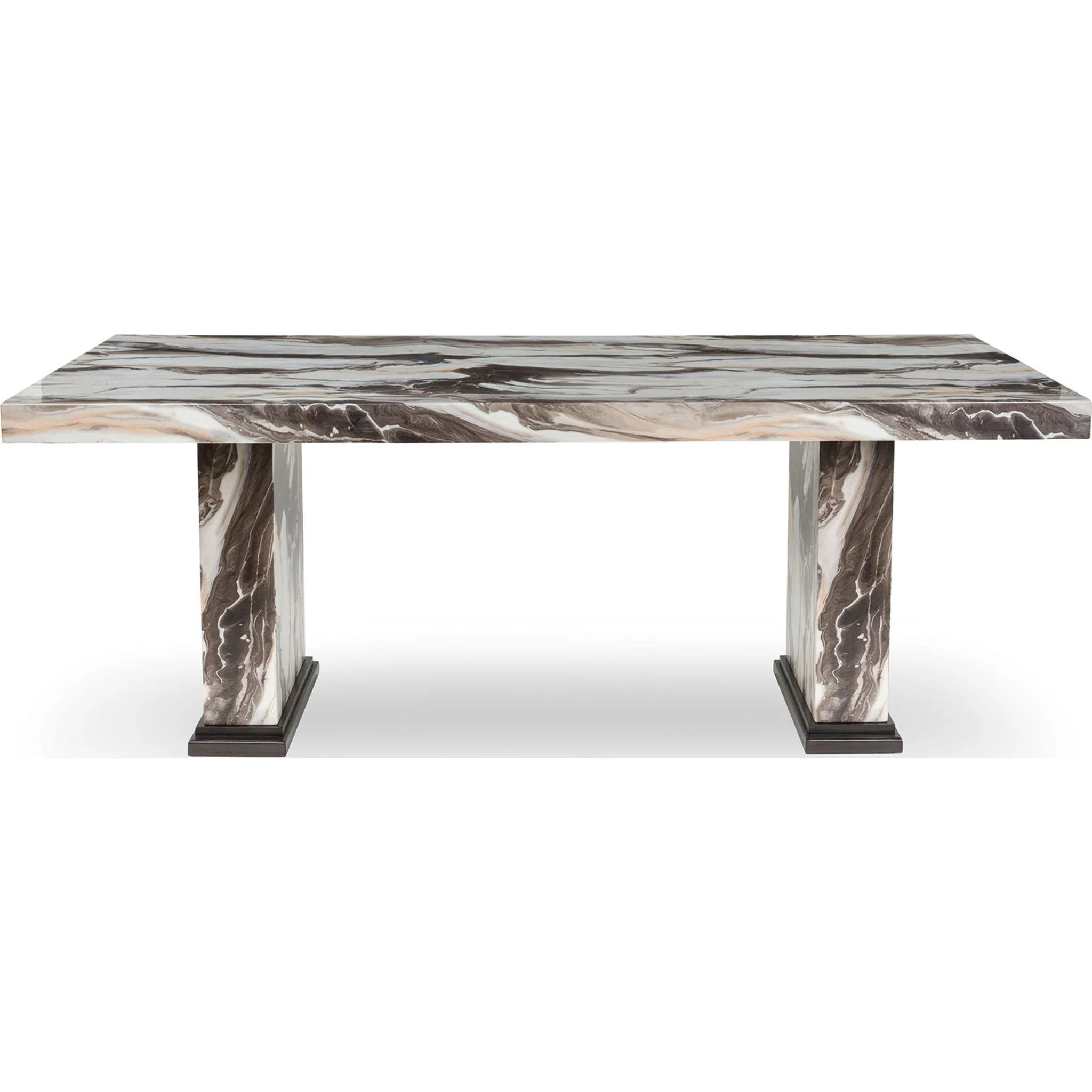 Jeshina Dining Table - Dark Brown/Beige - (PCD581D4) - Image 3