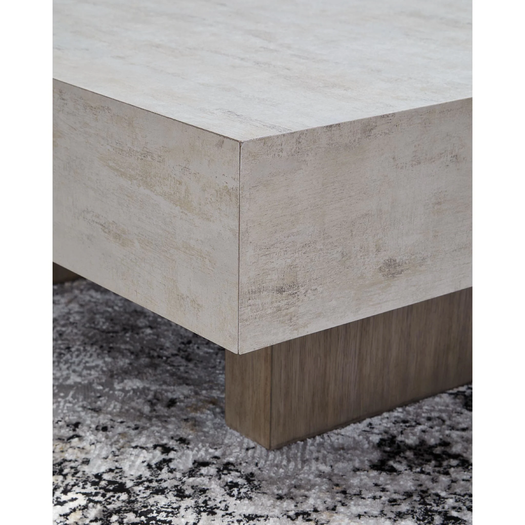 Jorlaina Coffee Table - Light Grayish Brown - Image 5