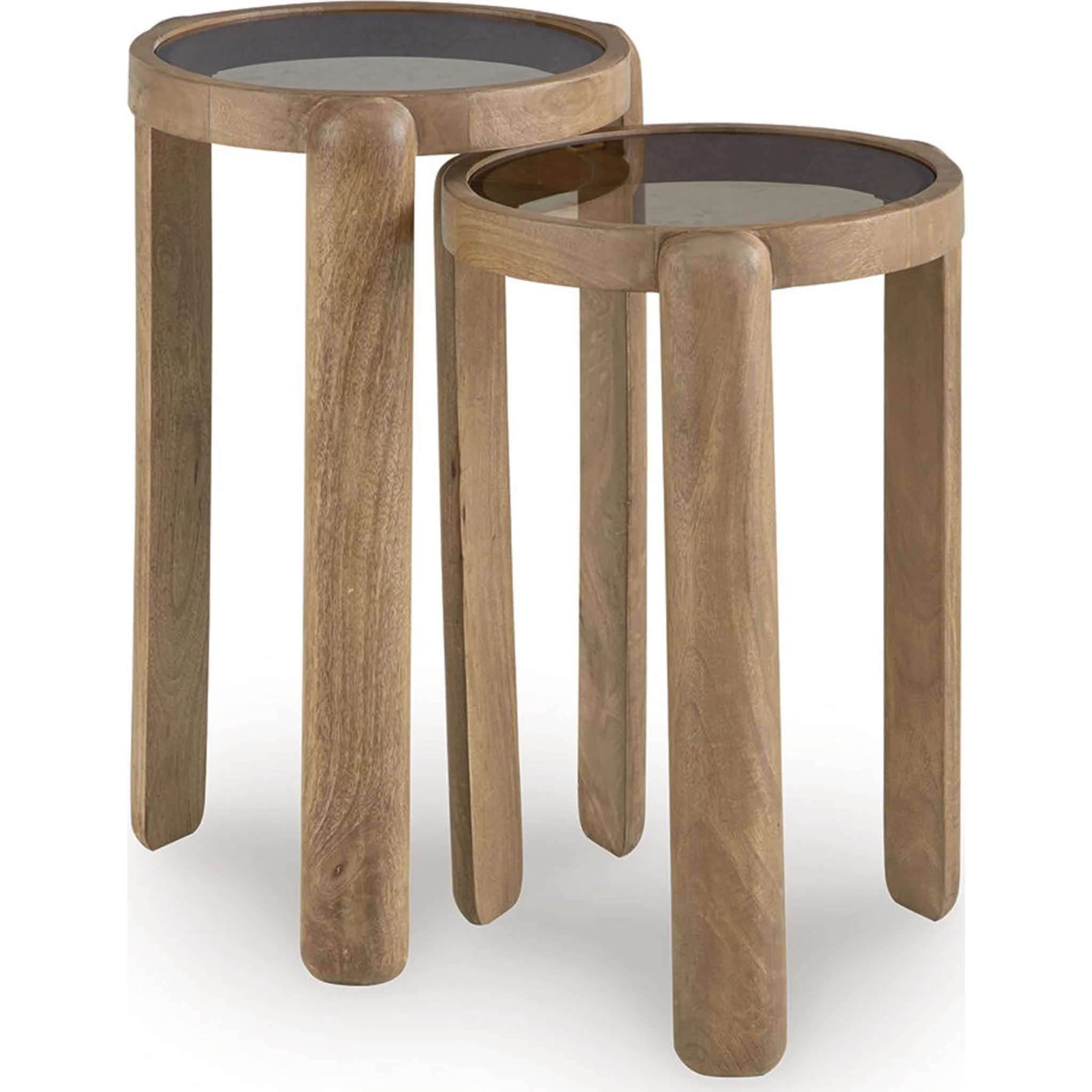 Jossor Accent Table (Set of 2) - Light Brown - Image 5