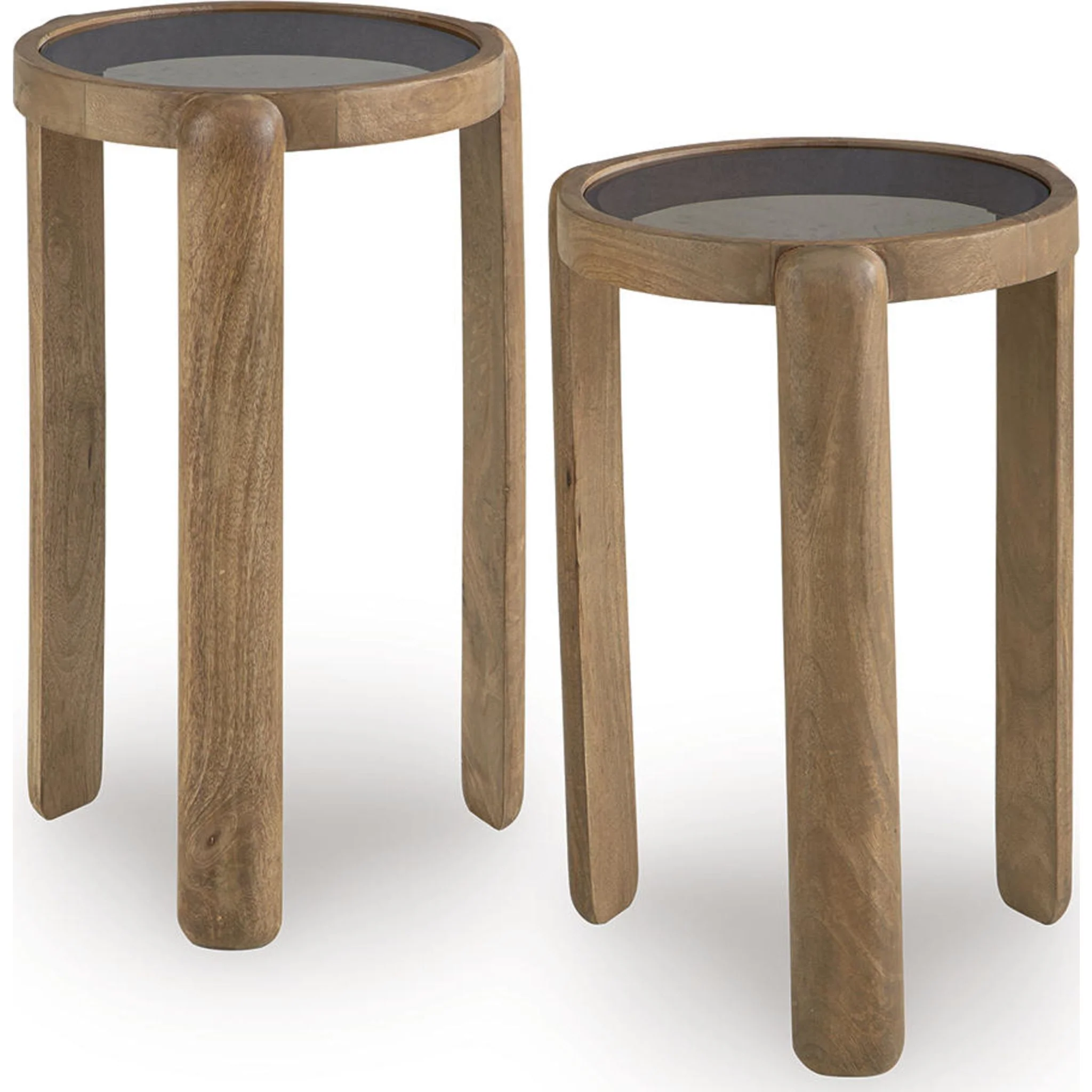 Jossor Accent Table (Set of 2) - Light Brown - Image 6