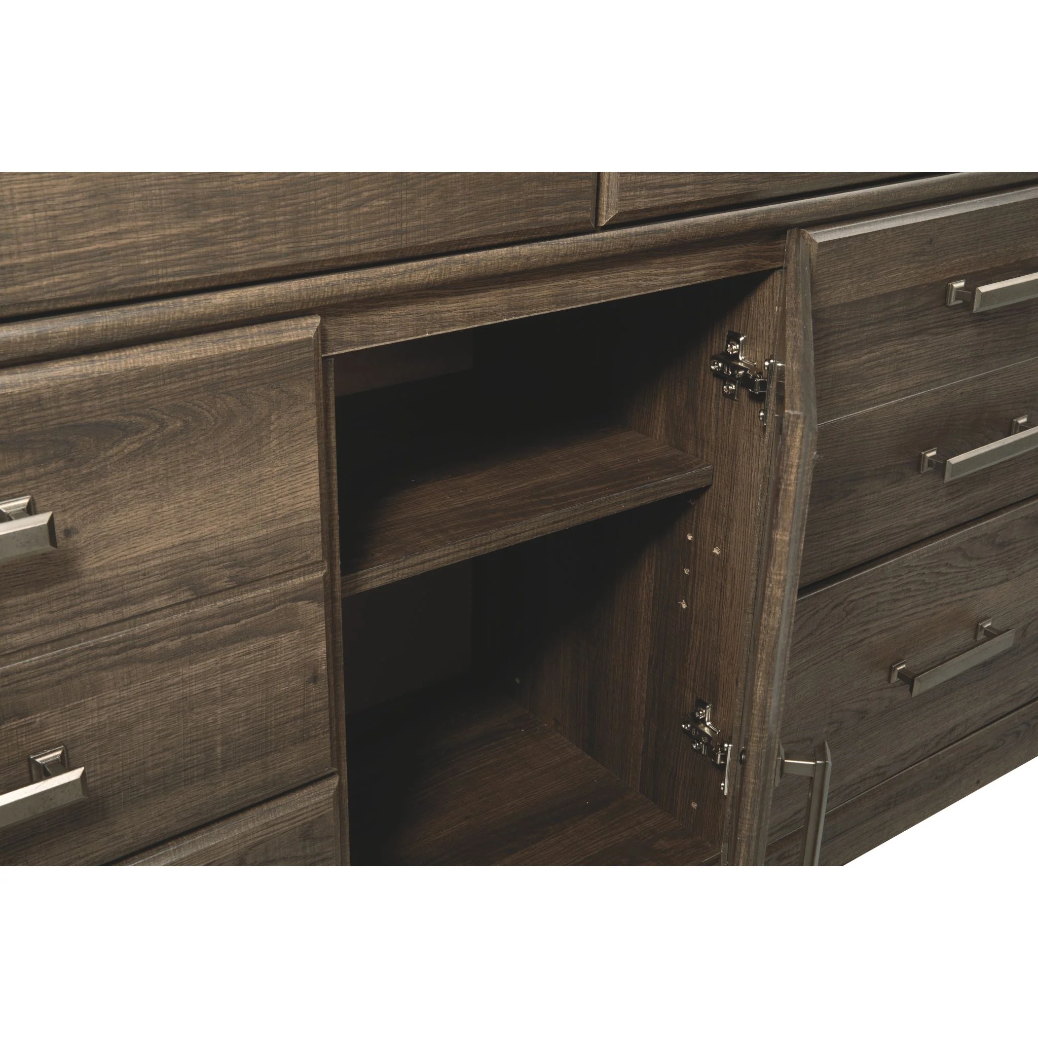 Juararo Dresser and Mirror - Dark Brown - Image 10