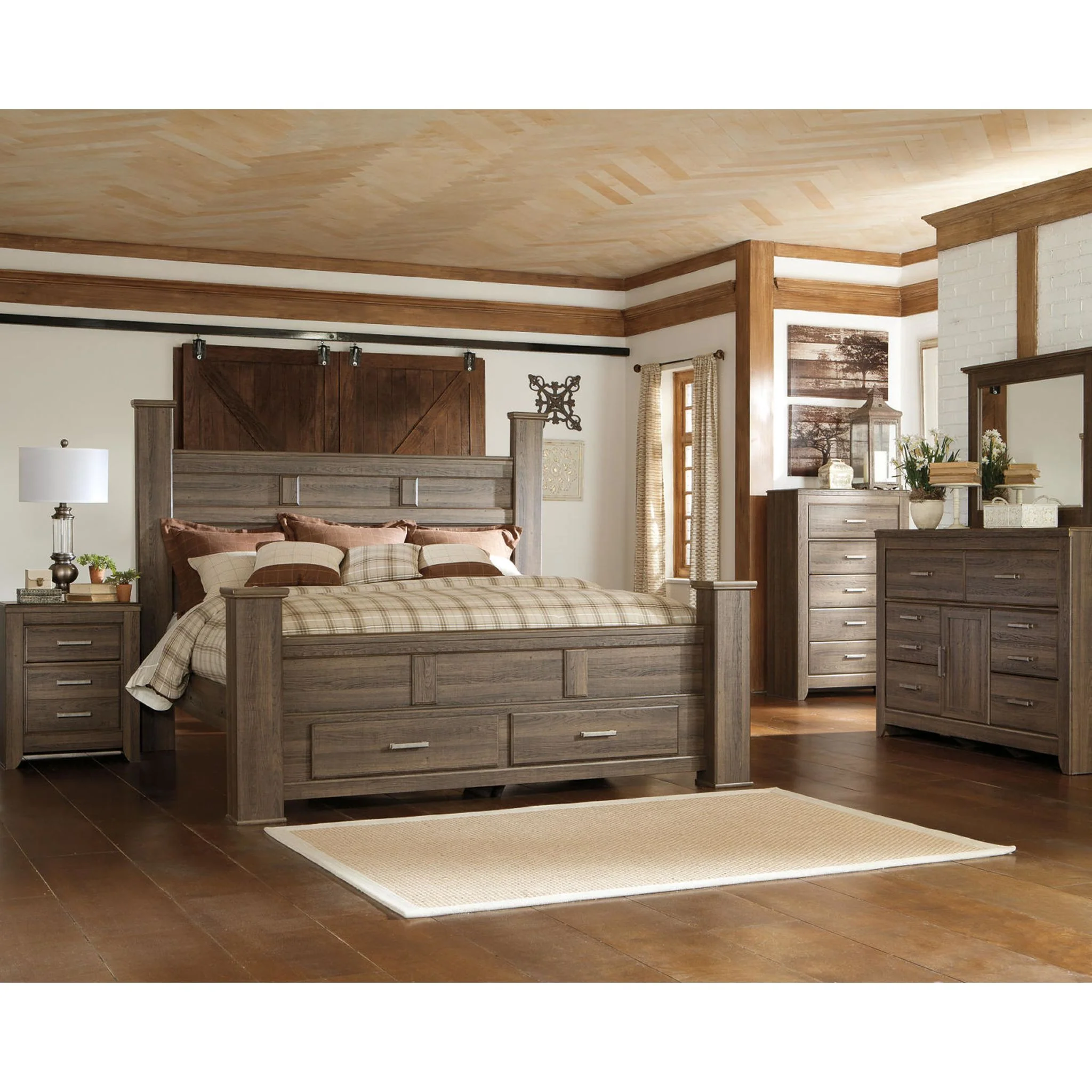 Juararo Dresser and Mirror - Dark Brown - Image 16