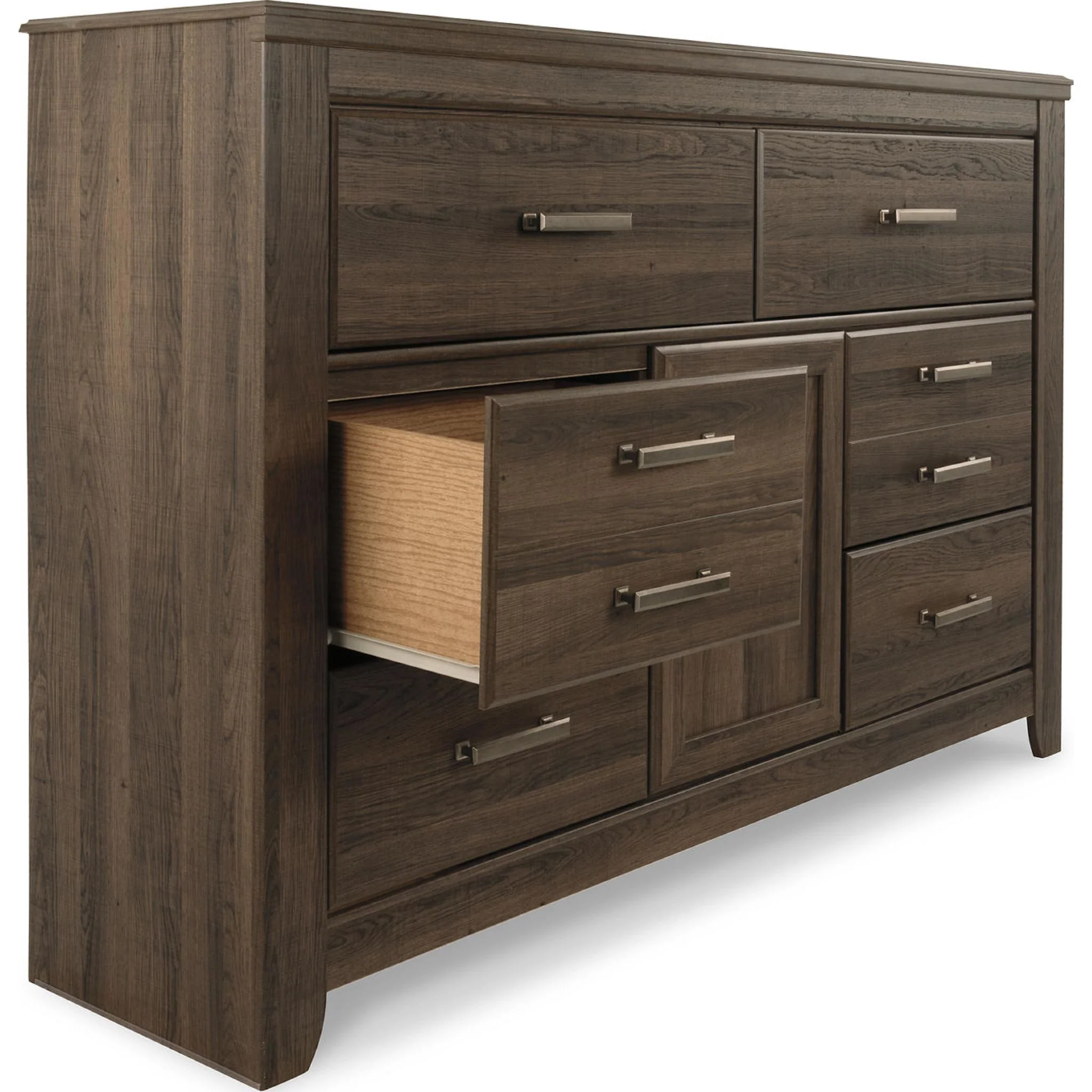 Juararo Dresser and Mirror - Dark Brown - Image 41
