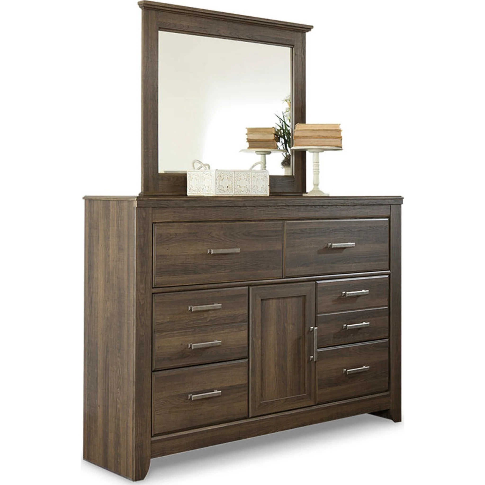 Juararo Dresser and Mirror - Dark Brown - Image 47