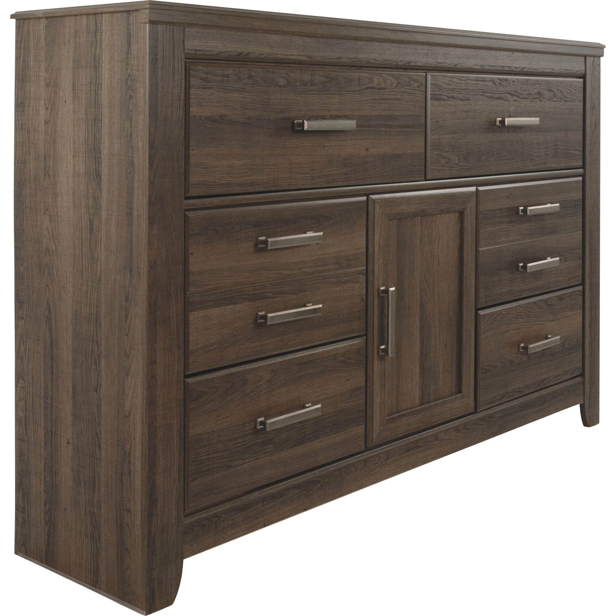 Juararo Dresser and Mirror - Dark Brown - Image 9