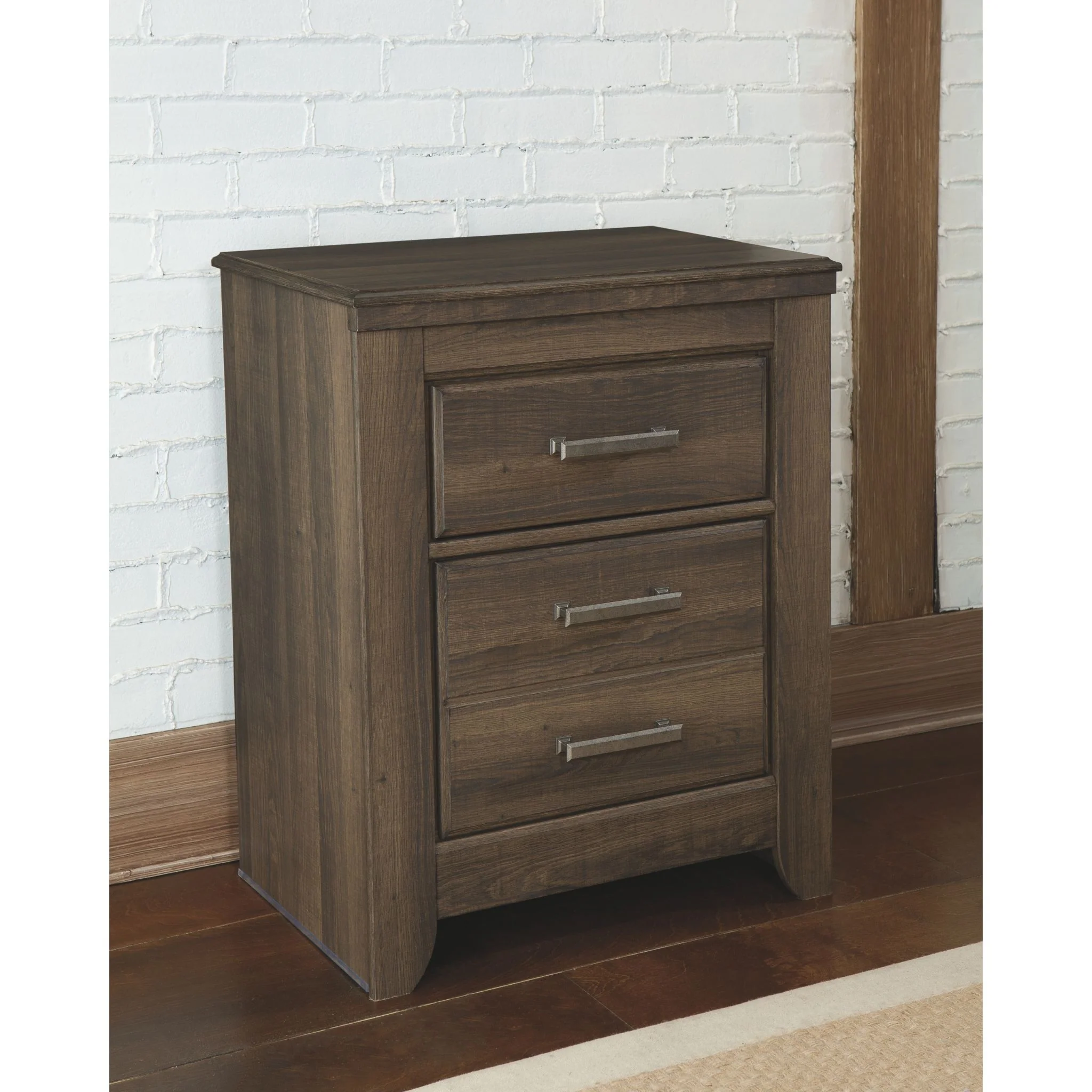 Juararo Nightstand - Dark Brown - Image 9