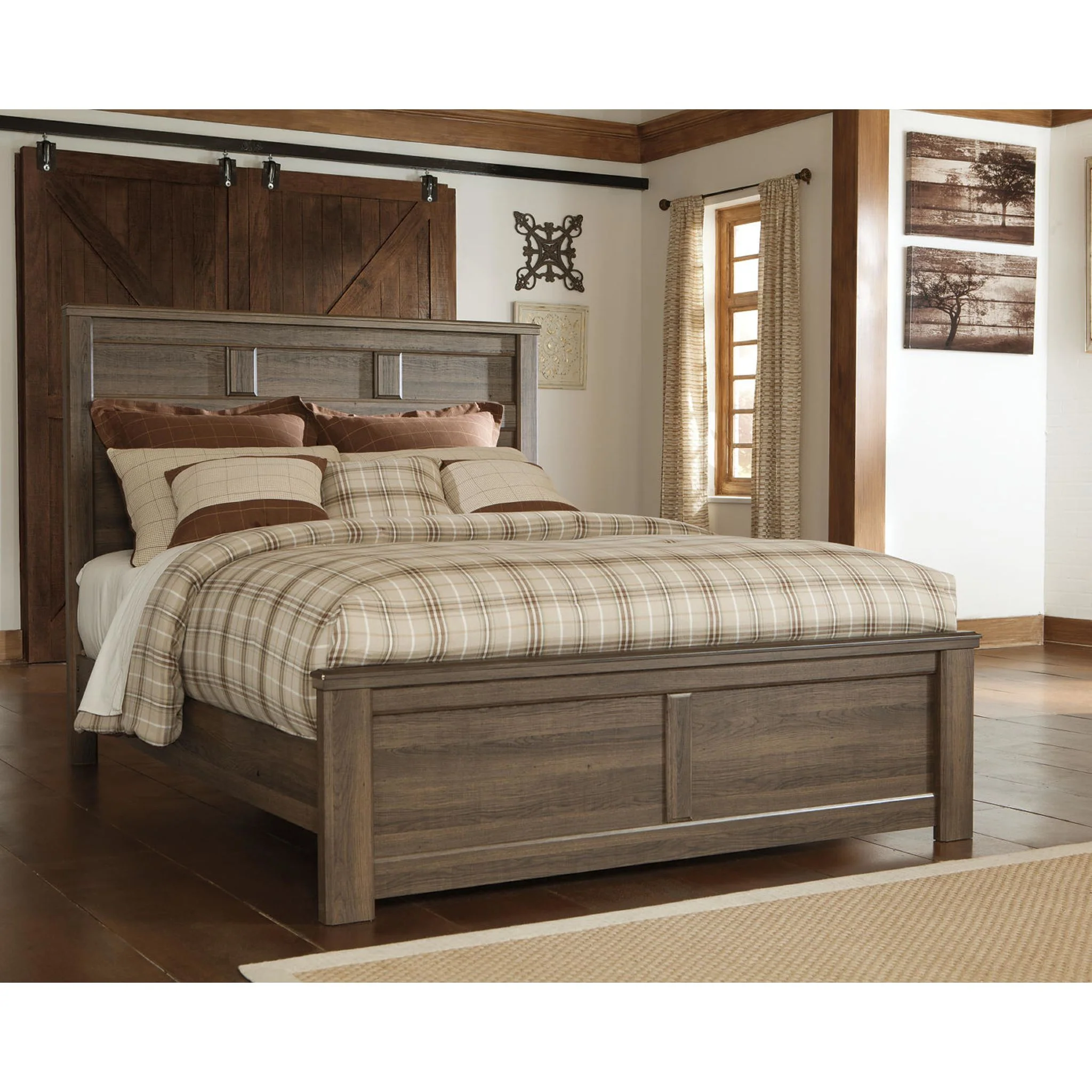 Juararo Panel Bed - Dark Brown - Image 10