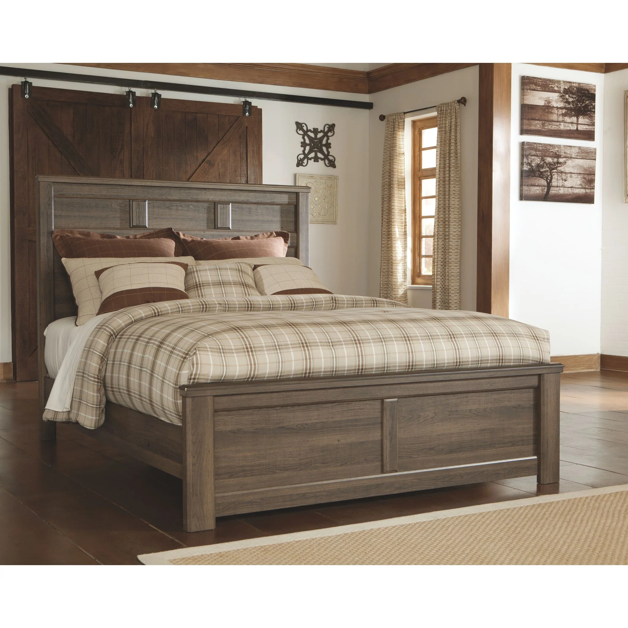 Juararo Panel Bed - Dark Brown - Image 2