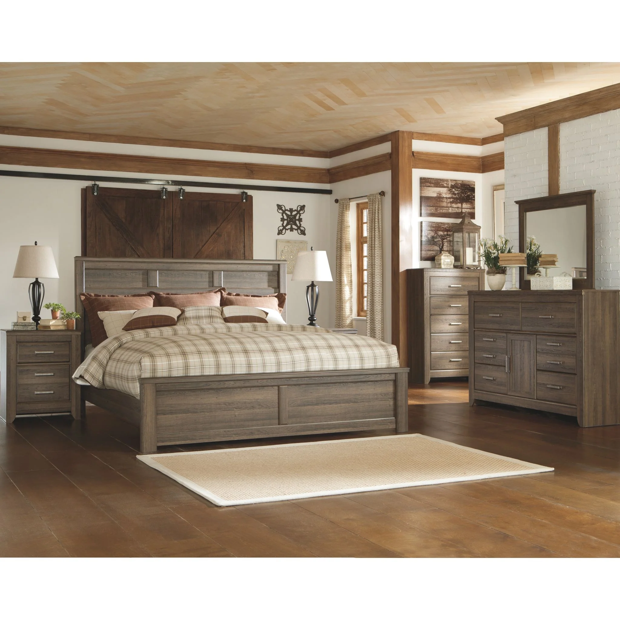 Juararo Panel Bed - Dark Brown - Image 24