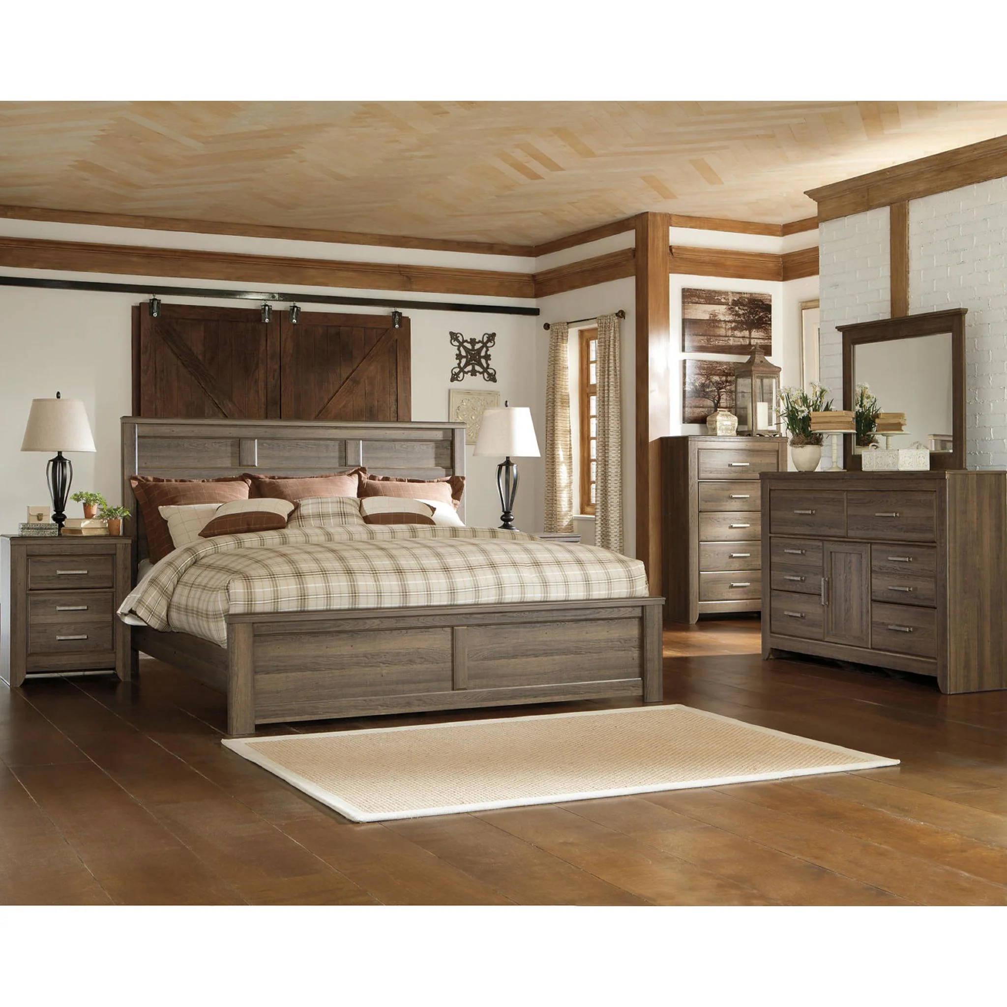 Juararo Panel Bed - Dark Brown - Image 27