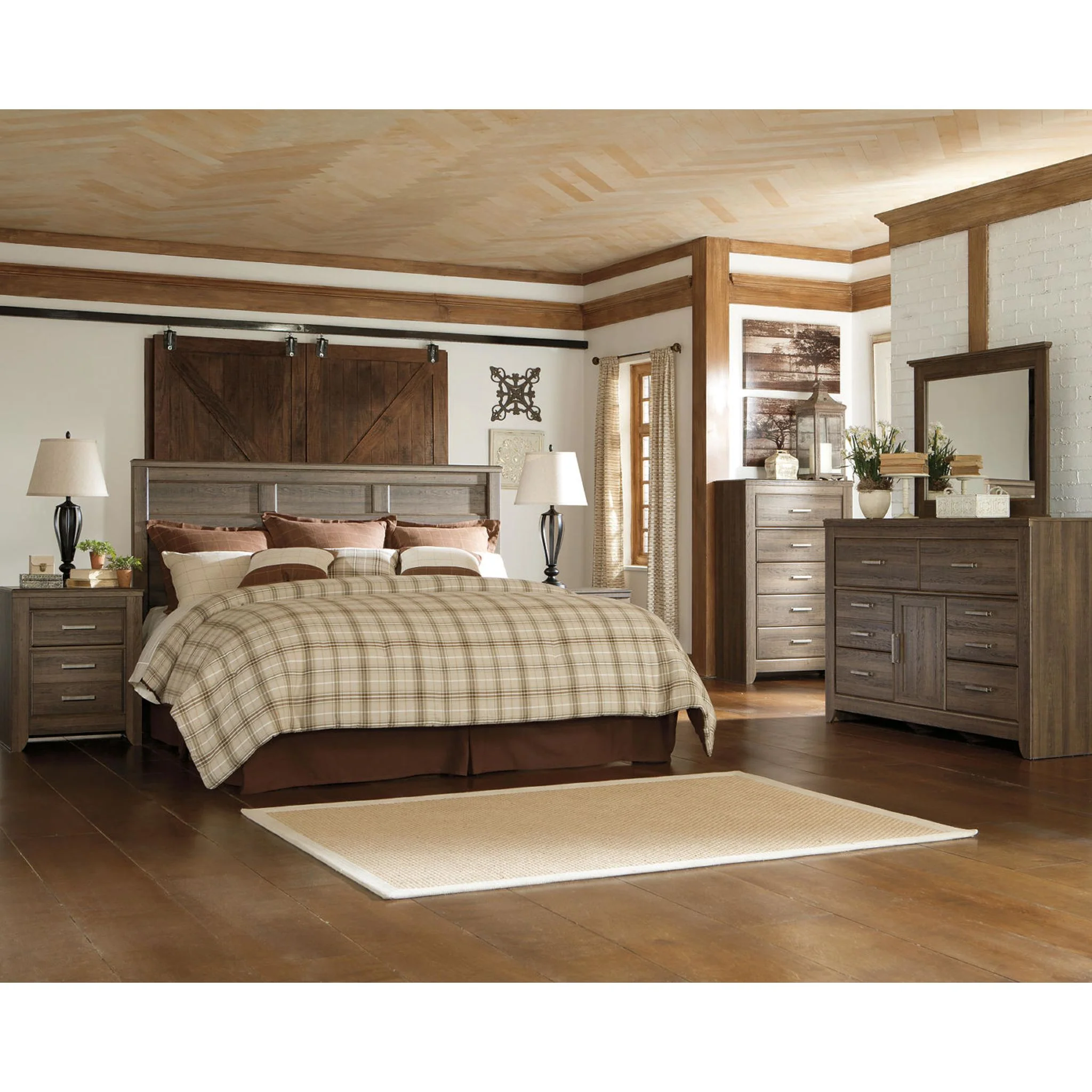 Juararo Panel Bed - Dark Brown - Image 28