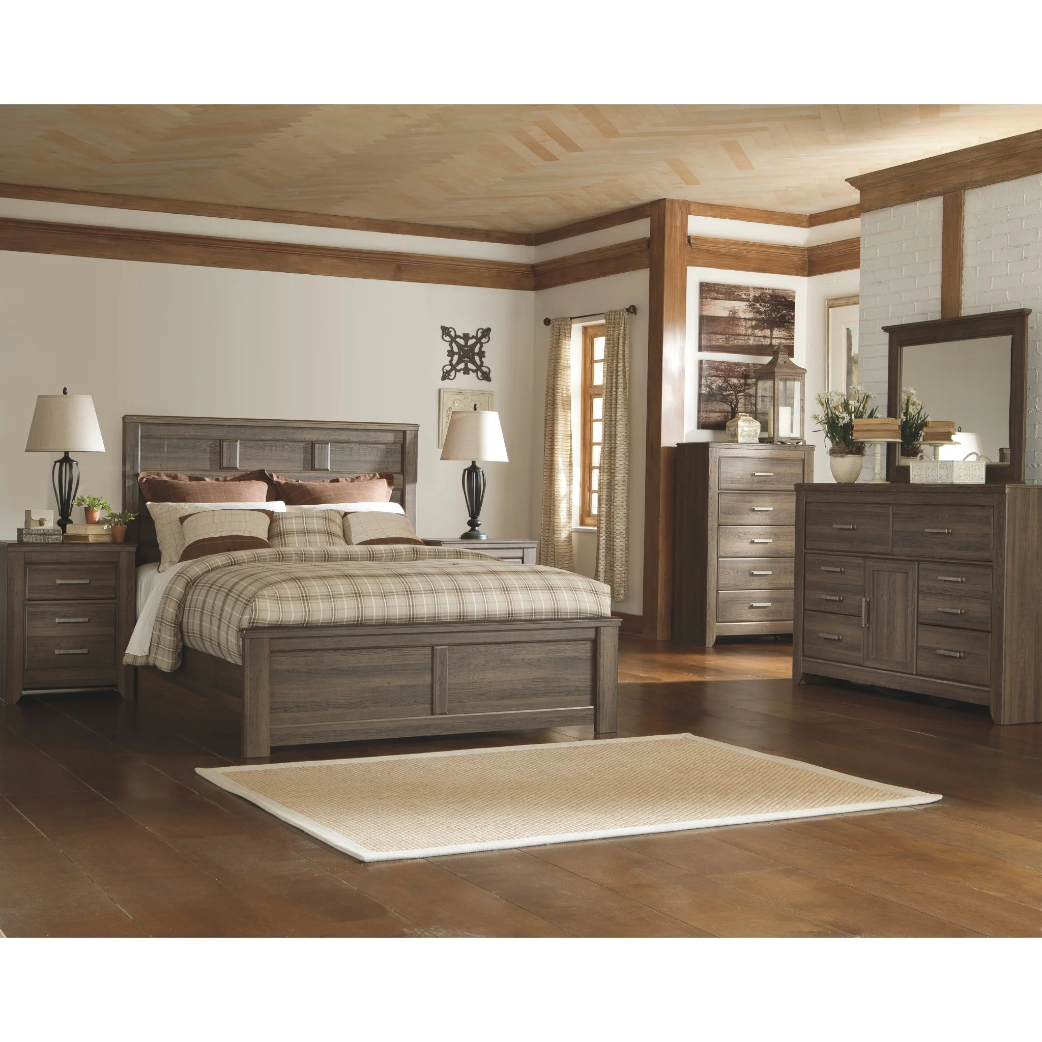 Juararo Panel Bed - Dark Brown - Image 3