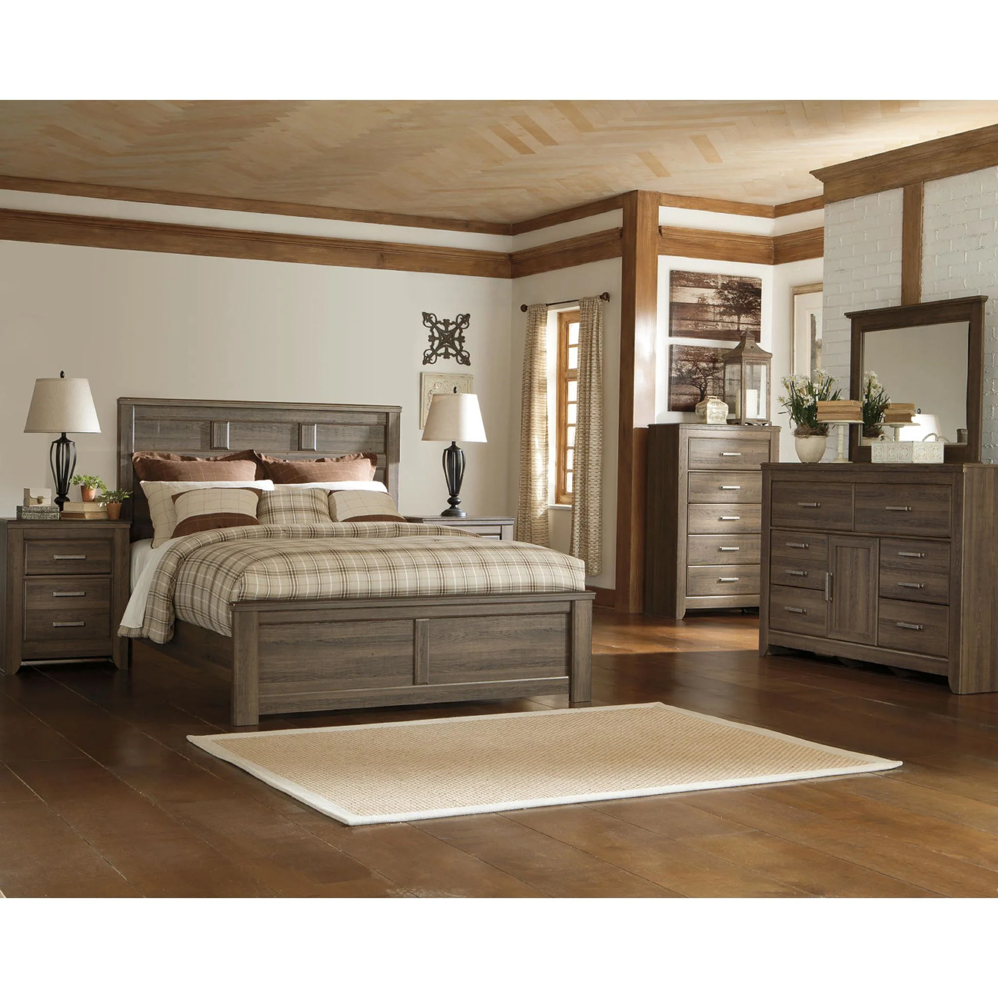 Juararo Panel Bed - Dark Brown - Image 6