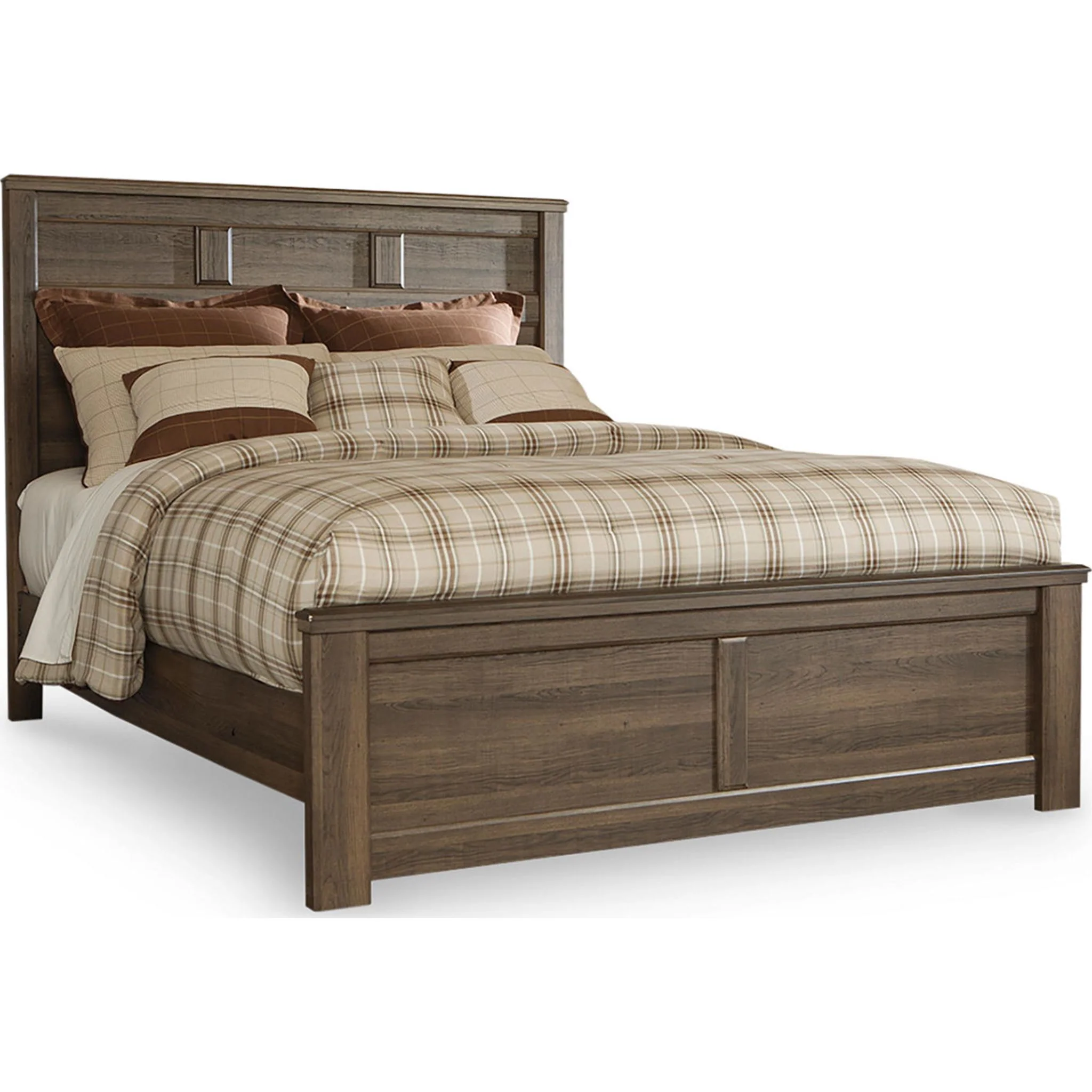 Juararo Panel Bed - Dark Brown - Image 9