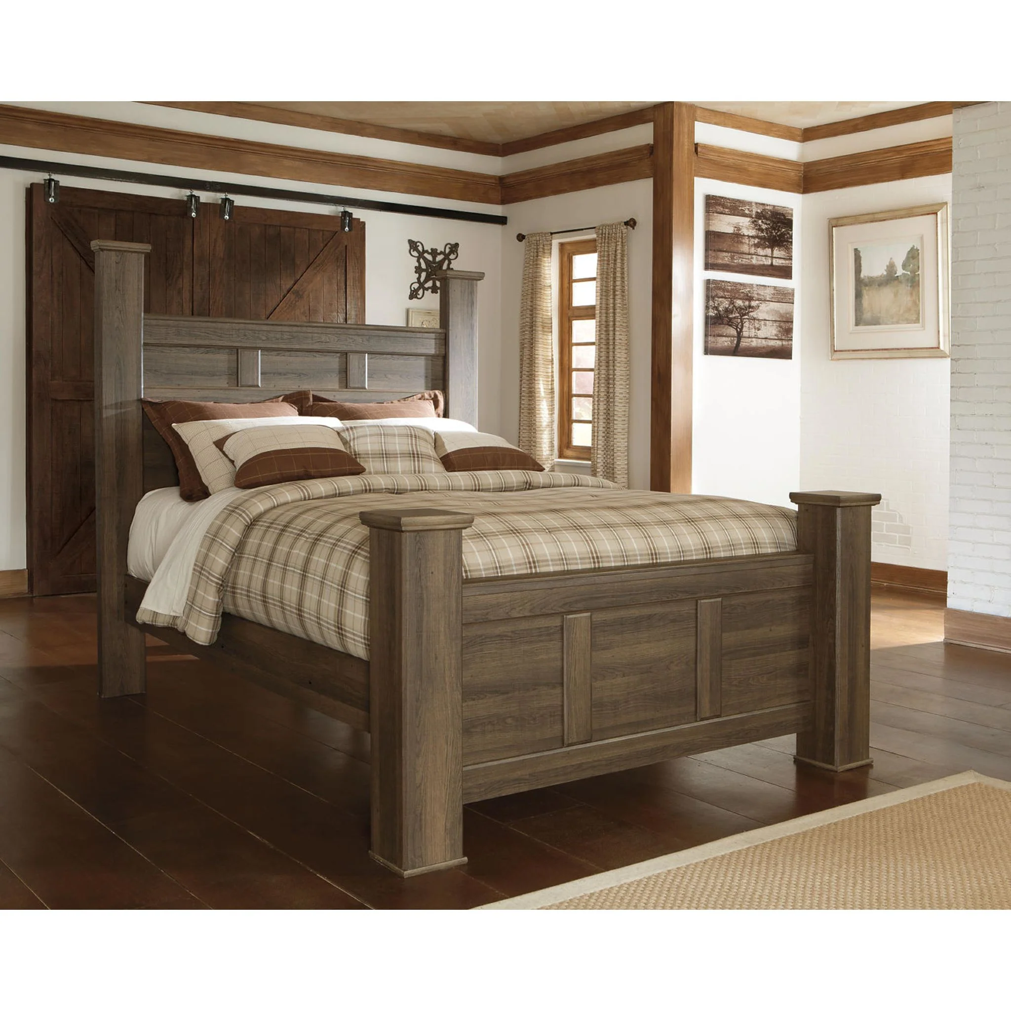 Juararo Poster Bed - Dark Brown - Image 11