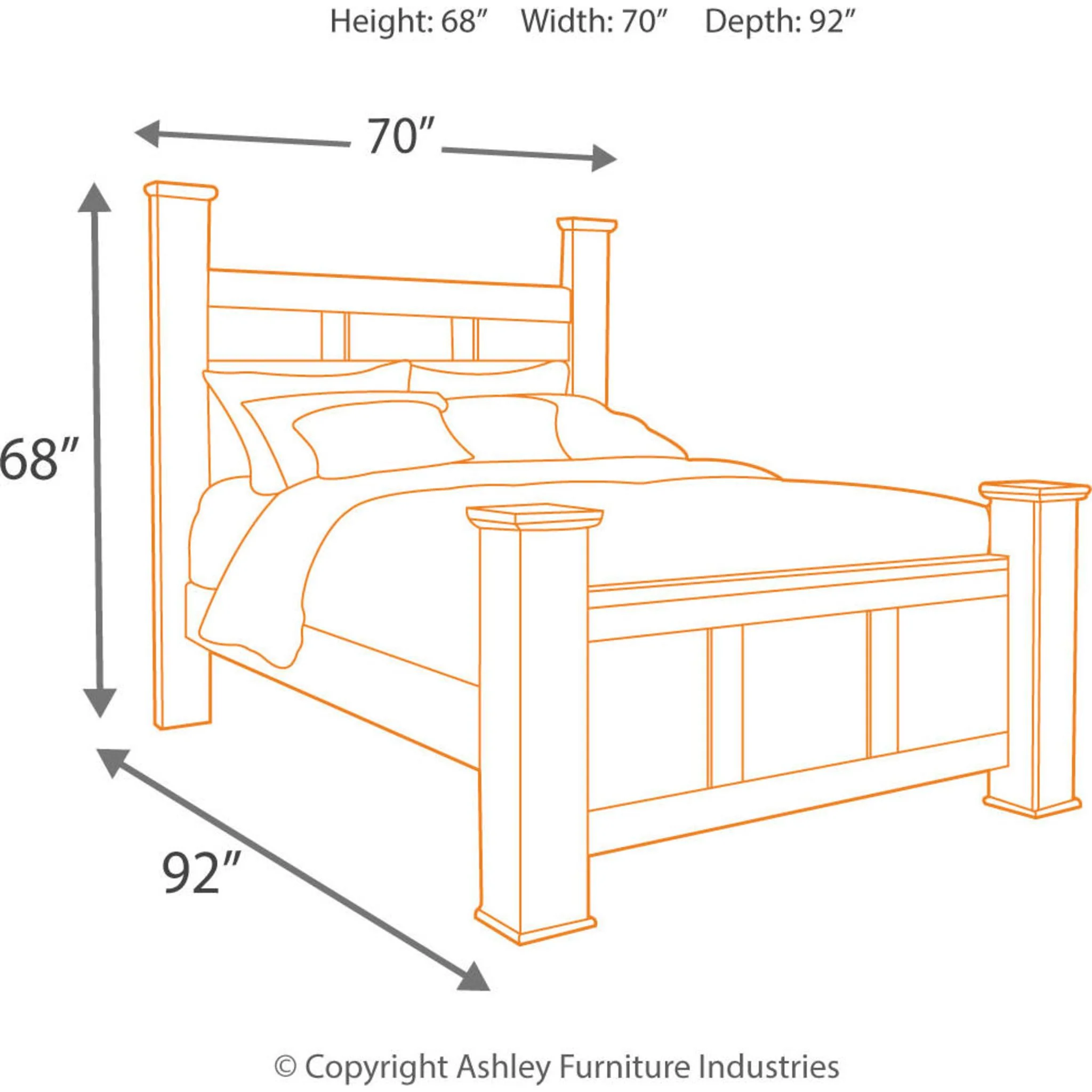 Juararo Poster Bed - Dark Brown - Image 7