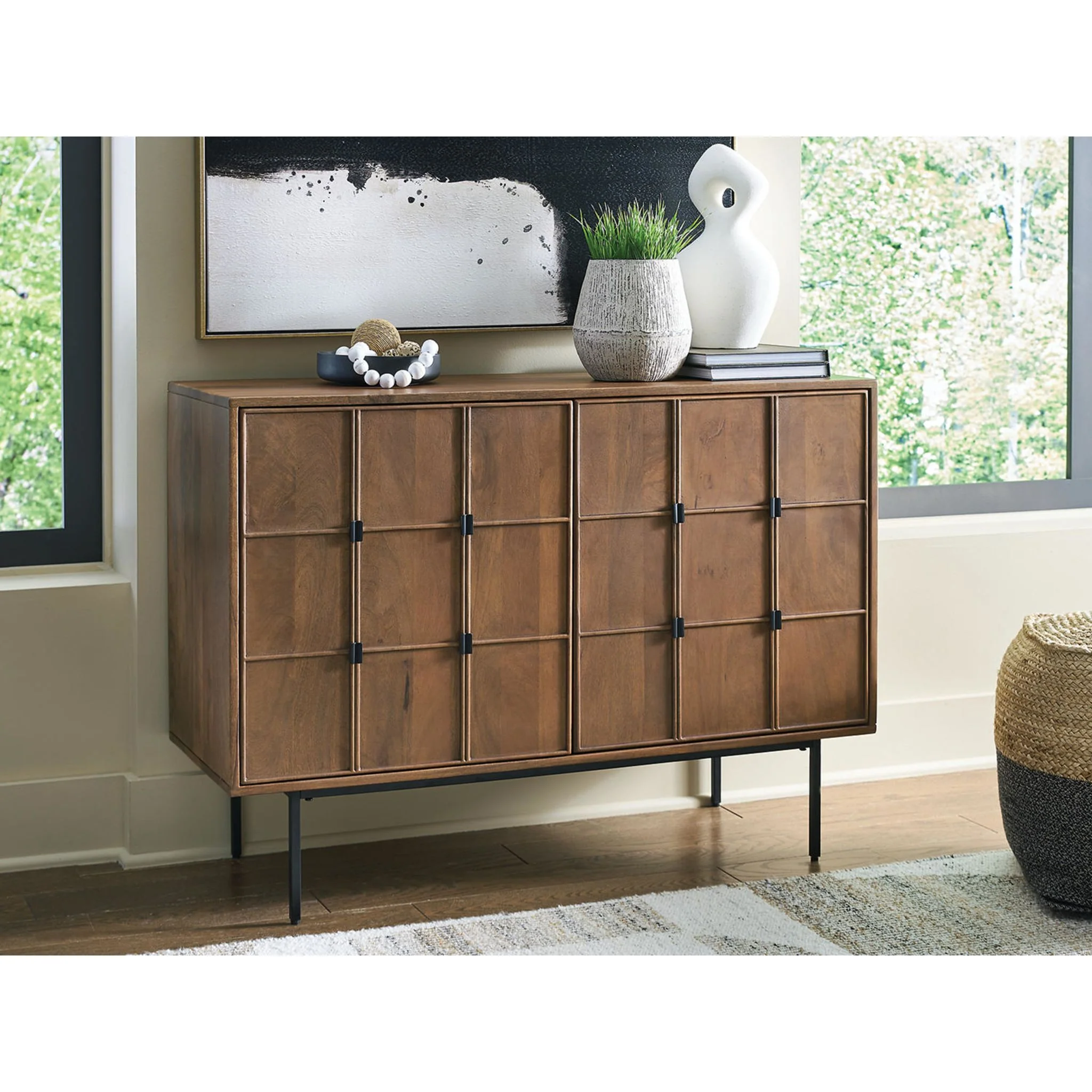 Juddins Accent Cabinet - Brown - Image 2