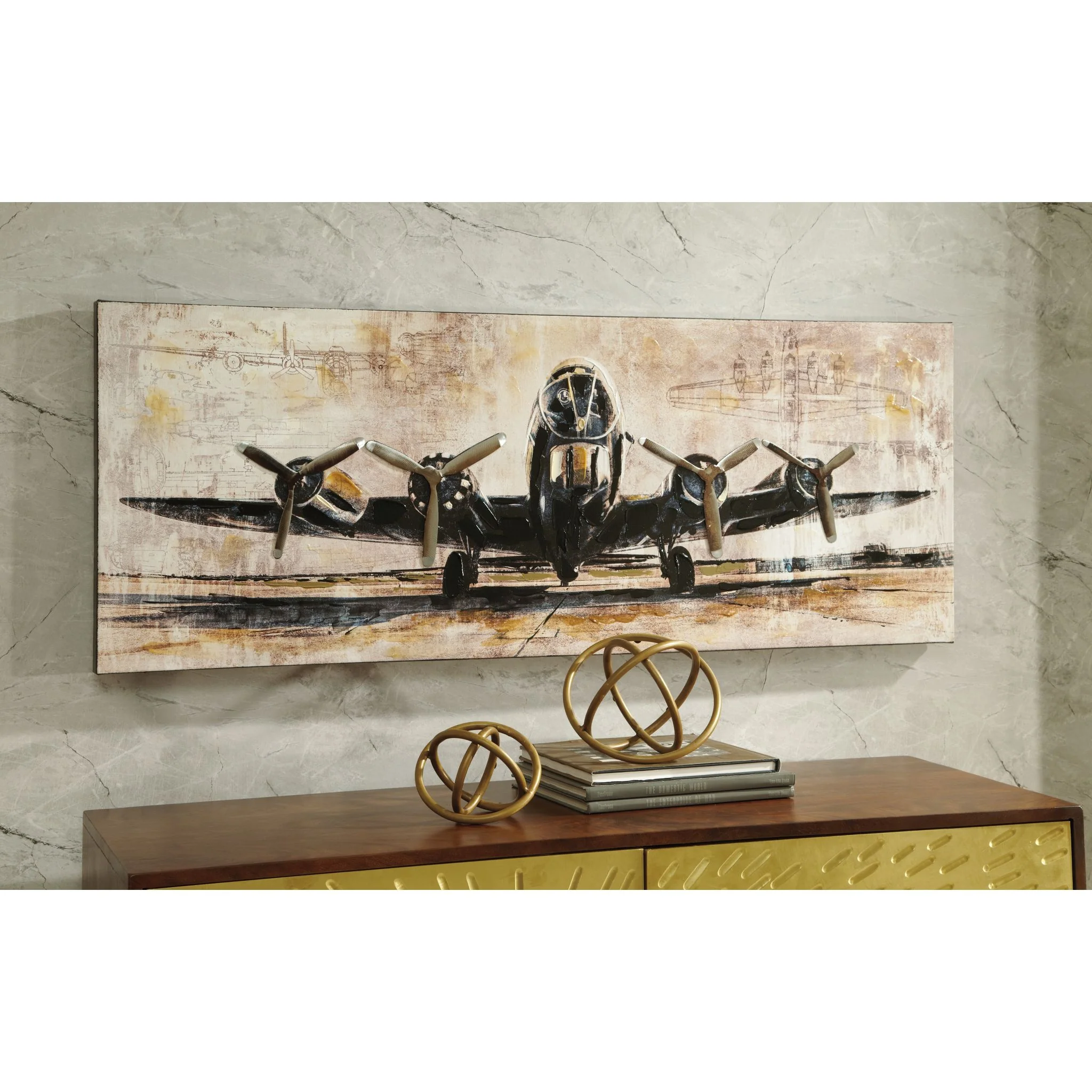 Kalene Wall Art 48.00" x 18.00" - Image 2